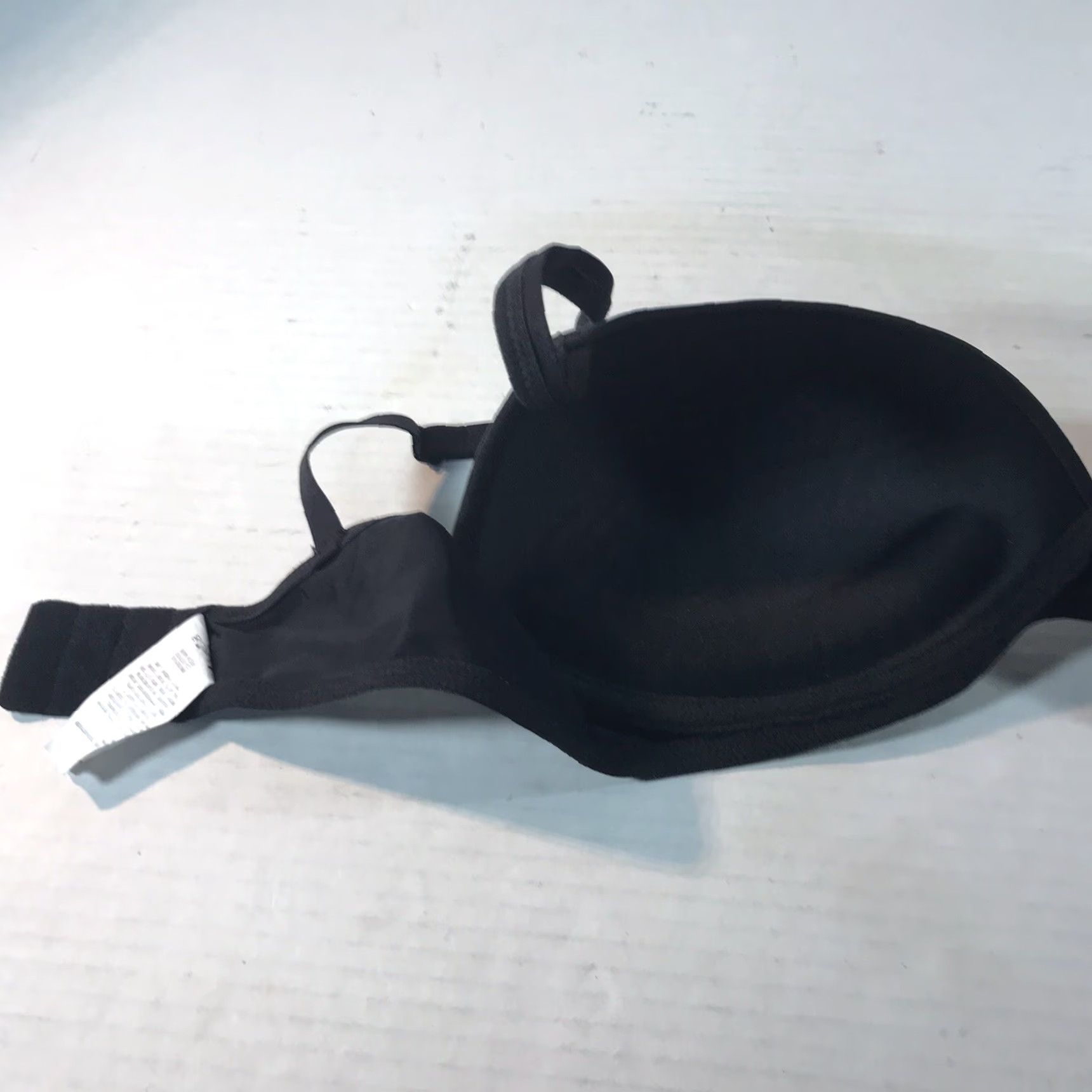 Vintage Warner's Women's Black Lightly Padded Wireless T-Shirt Bra Size 36B Size ONE SIZE - 5 Thumbnail