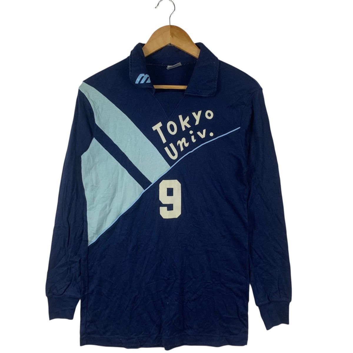 Mizuno Vintage 90s MIZUNO TOKYO UNIVERSITY Volleyball Team Jersey Size US L / EU 52-54 / 3 - 4 Thumbnail