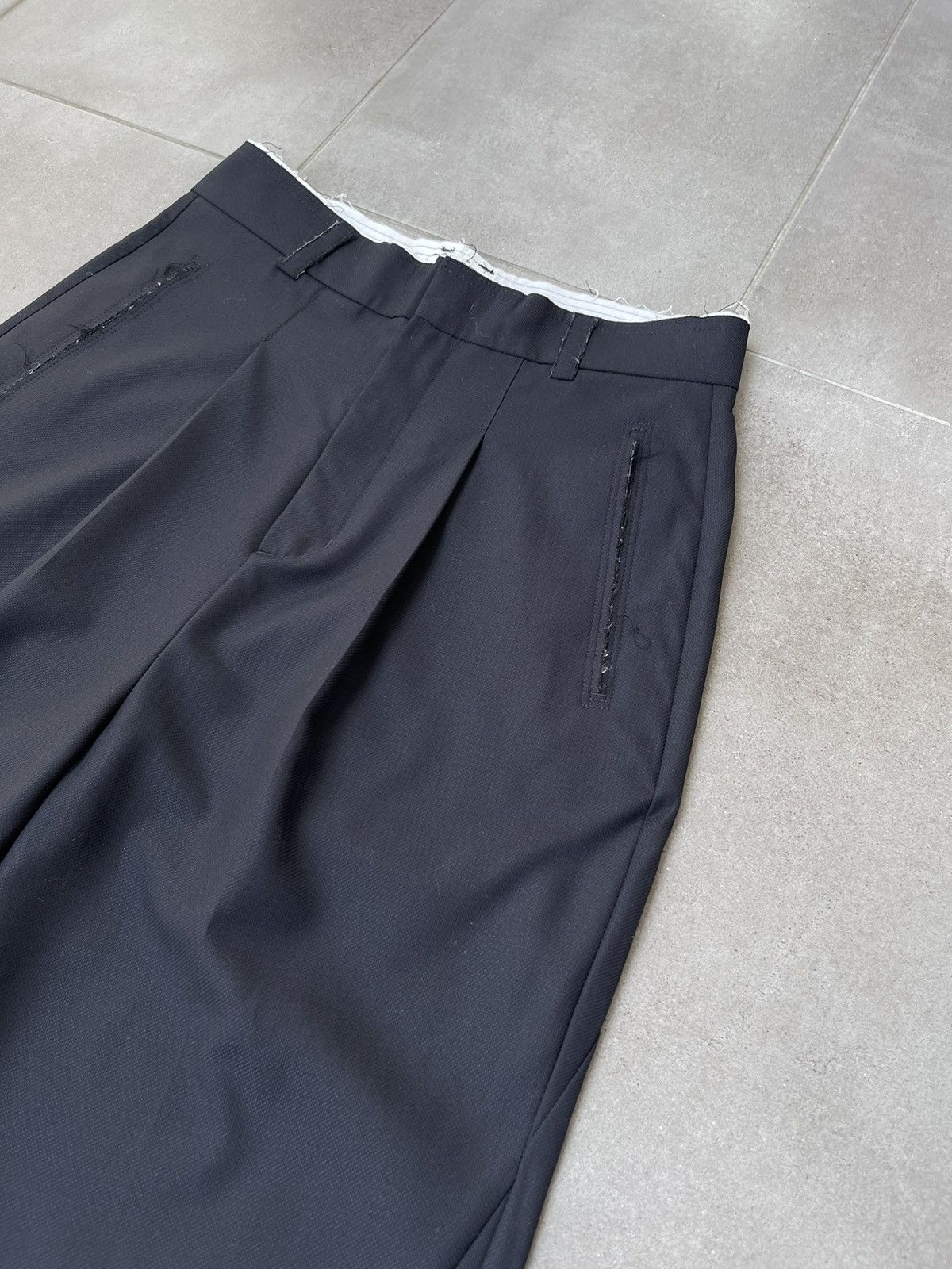 Ader Error !DS! SS22 Adererror Distressed Black Casual Pants Size 30" / US 8 / IT 44 - 10 Thumbnail