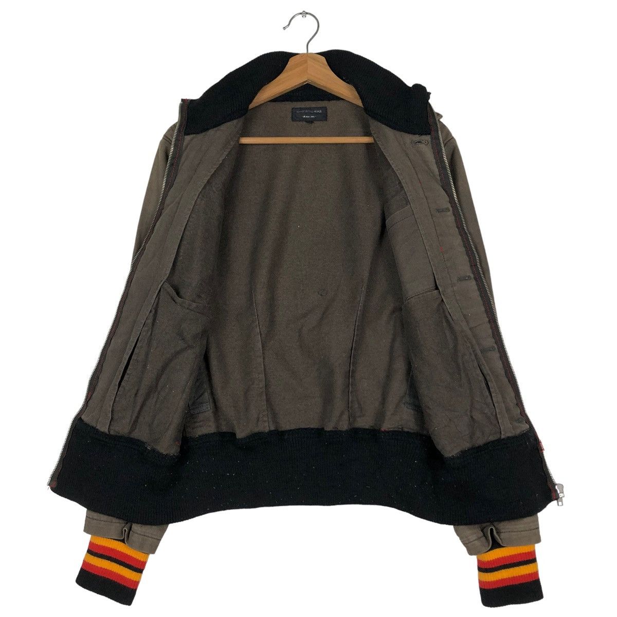Japanese Brand VINTAGE BIKER WORK JACKET POWER TO THE PEOPLE BLACK LABEL Size US M / EU 48-50 / 2 - 13 Thumbnail