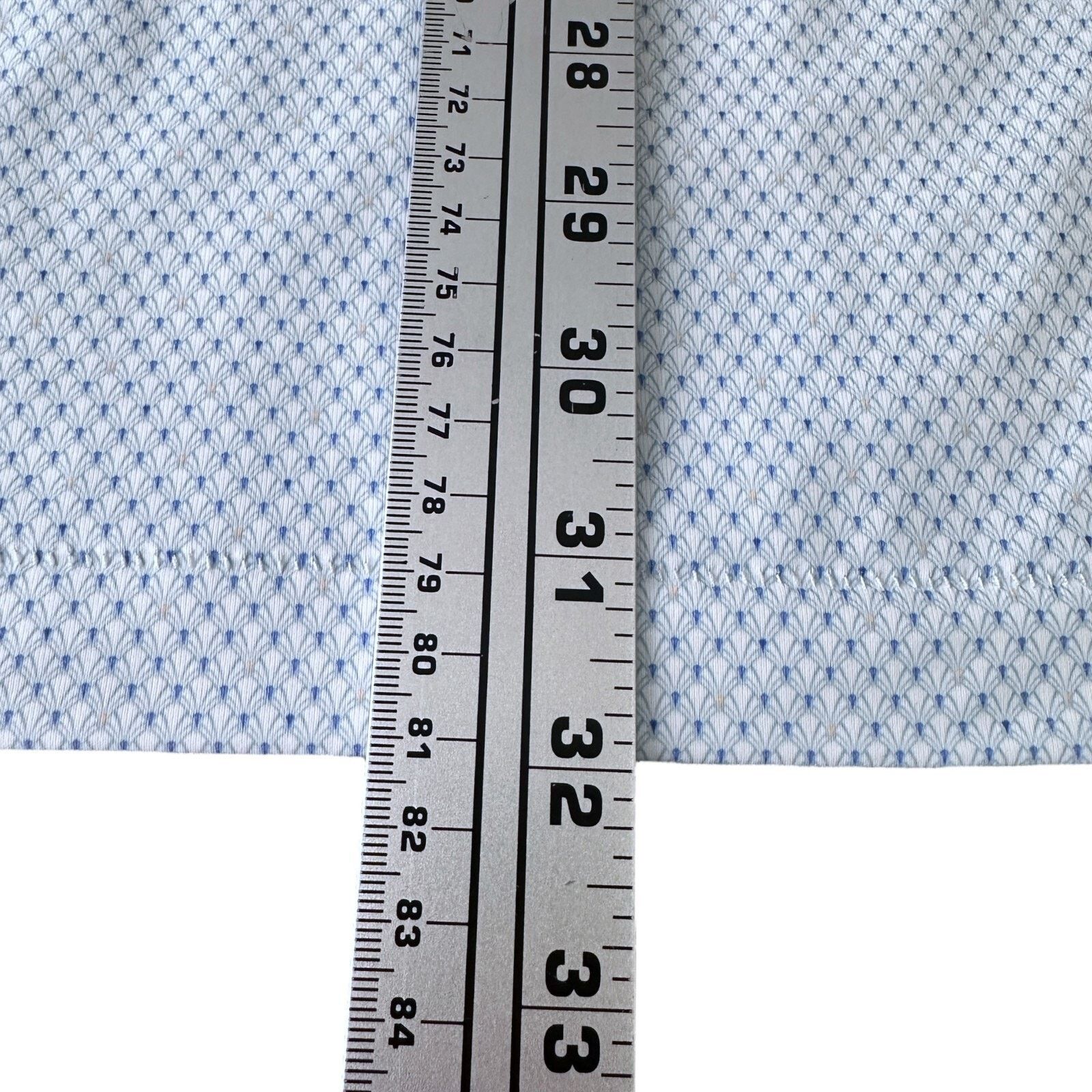 Peter Millar Peter Millar Crown Crafted Polo Shirt Mens XL Blue White AOP Size US XL / EU 56 / 4 - 10 Thumbnail