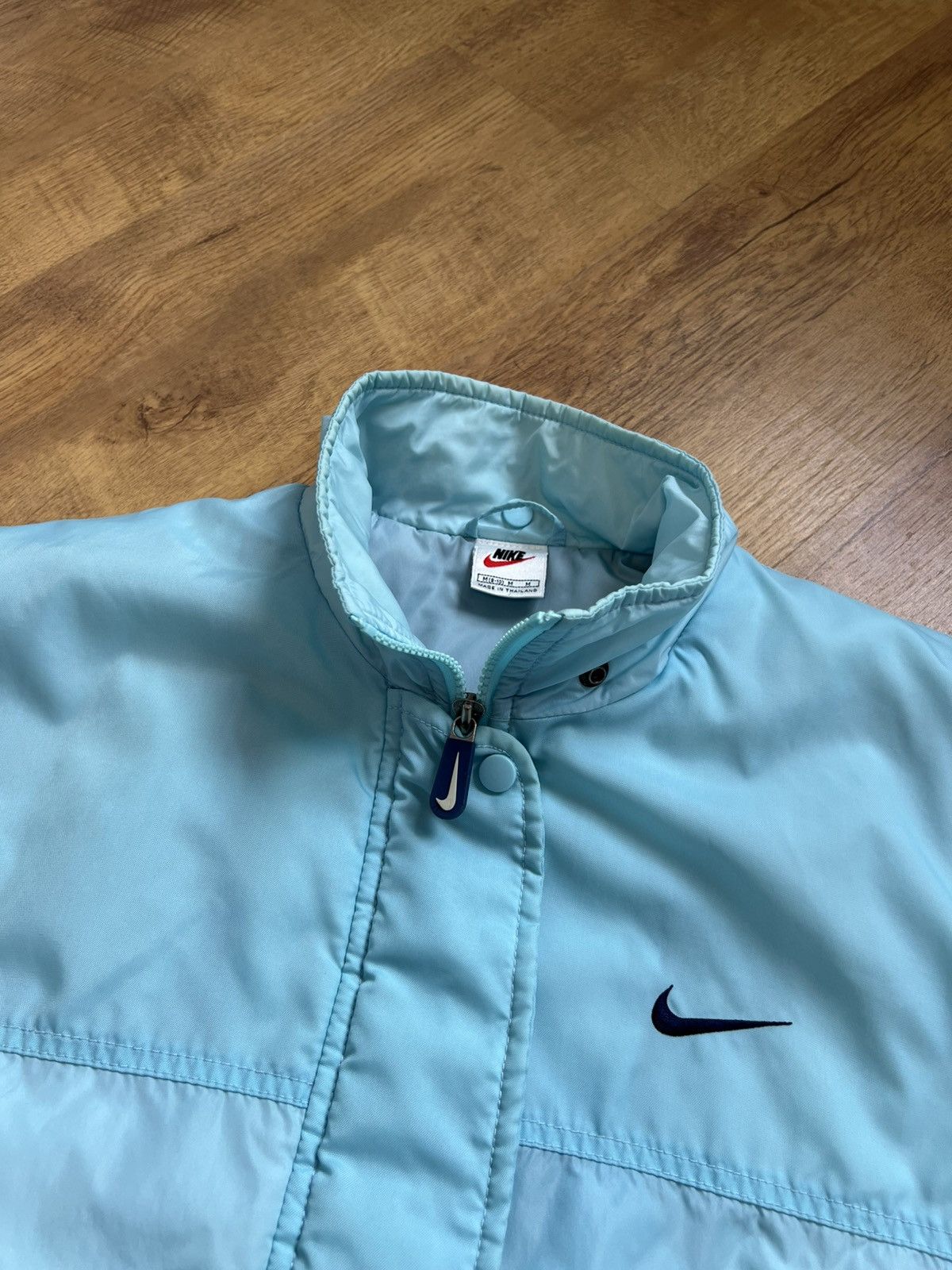 Vintage Nike blue vintage jacket turquoise big swoosh RARE Size M / US 6-8 / IT 42-44 - 15 Thumbnail