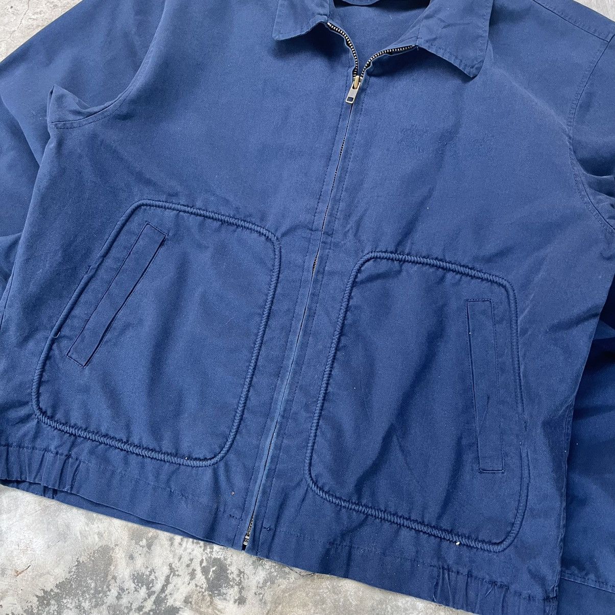 Vintage Navy workers jacket Size US XS / EU 42 / 0 - 2 Thumbnail