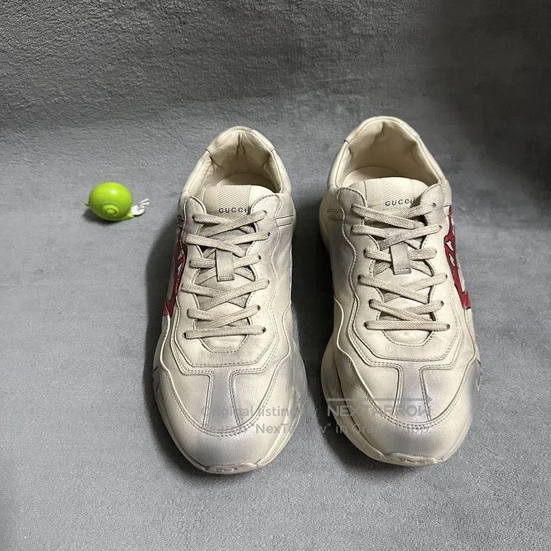Gucci Gucci Rhyton Leather Low. Size US 8.5 / EU 41-42 - 2 Thumbnail