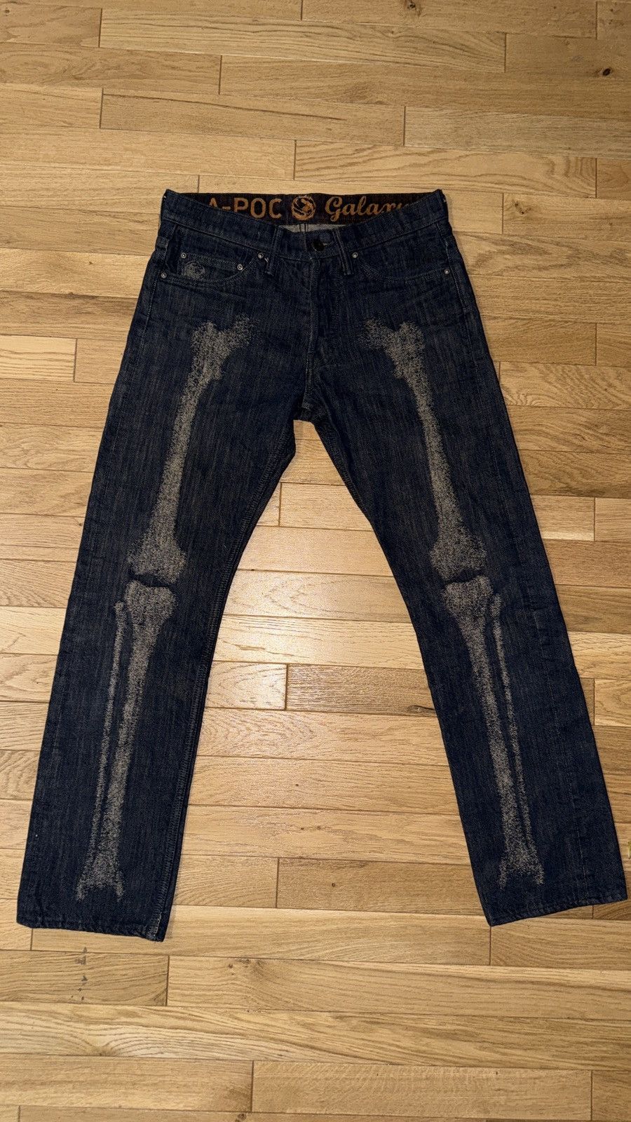 AW2008 a-poc by Issey Miyake Skeleton Denim