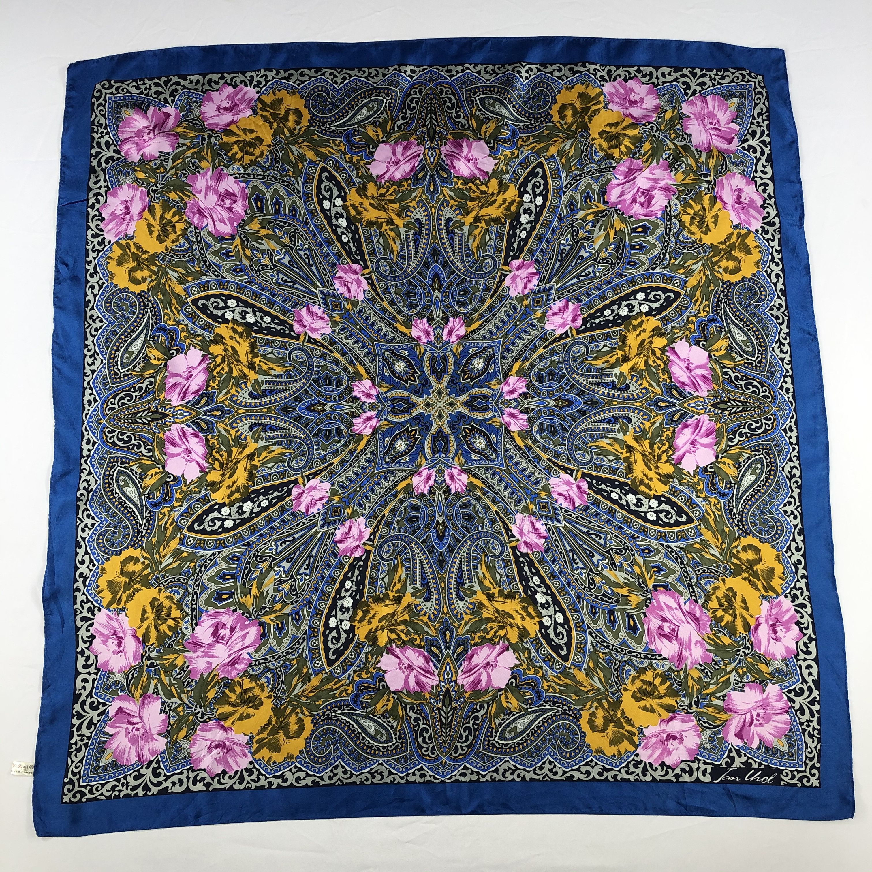 Vintage Vintage Silk Scarf Size ONE SIZE - 2 Thumbnail
