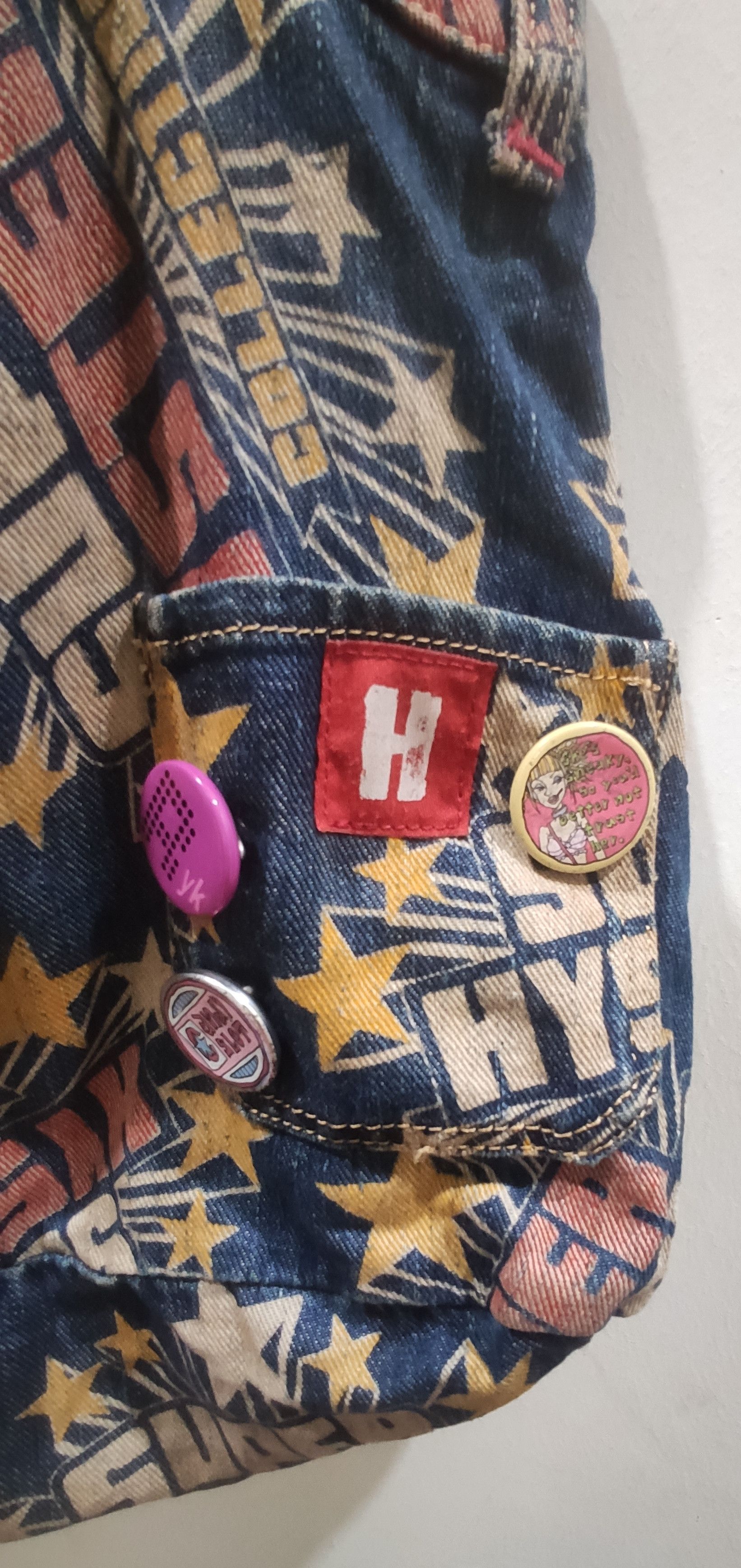 Hysteric Glamour × Vintage Vintage Denim Super Hysteric Glamour Collection Tote Beg Size ONE SIZE - 17 Thumbnail