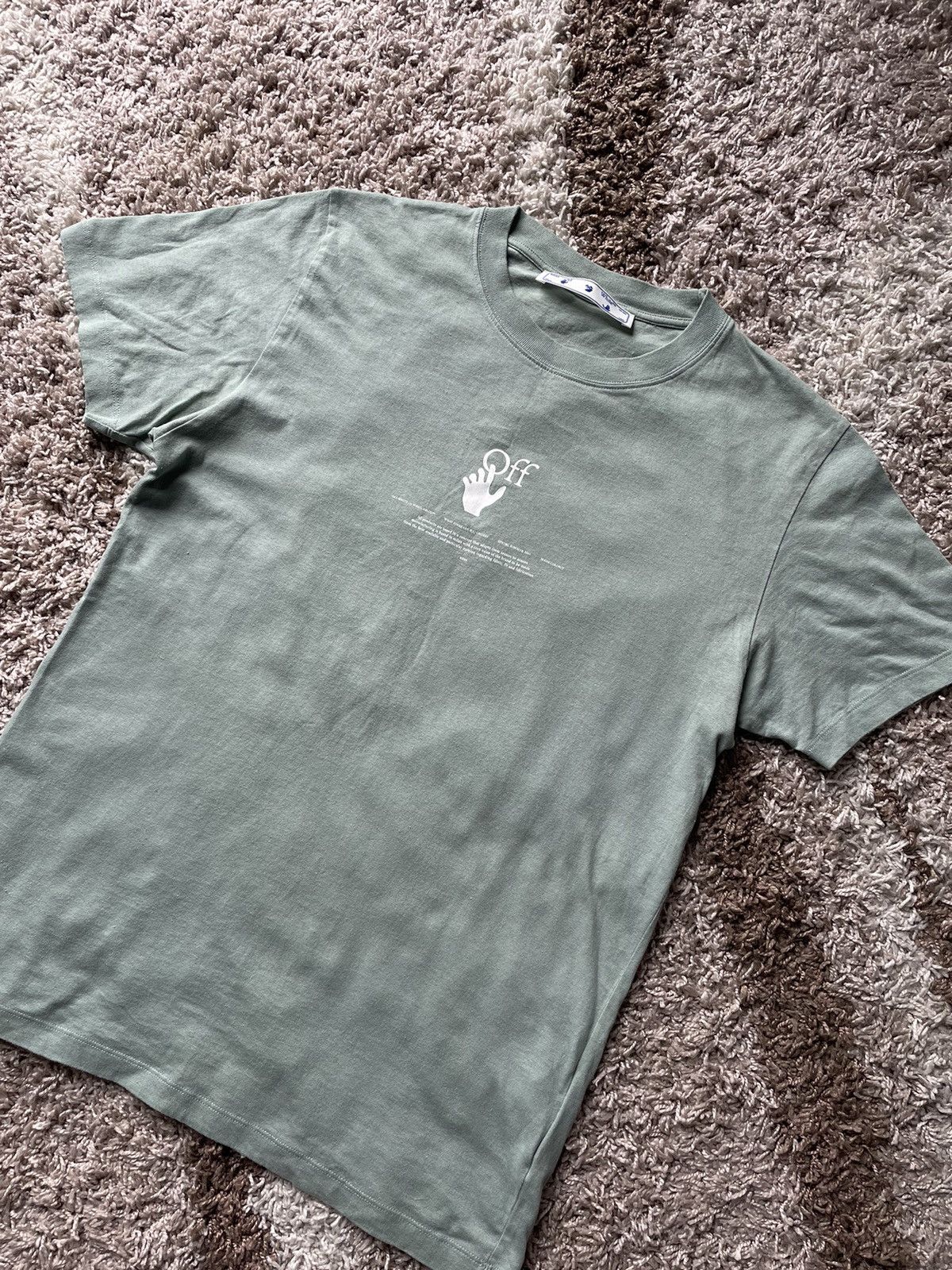Balenciaga × Off-White Off White Graffiti Oversized Tee Big logo 2021 Spring Summer Size US L / EU 52-54 / 3 - 4 Thumbnail
