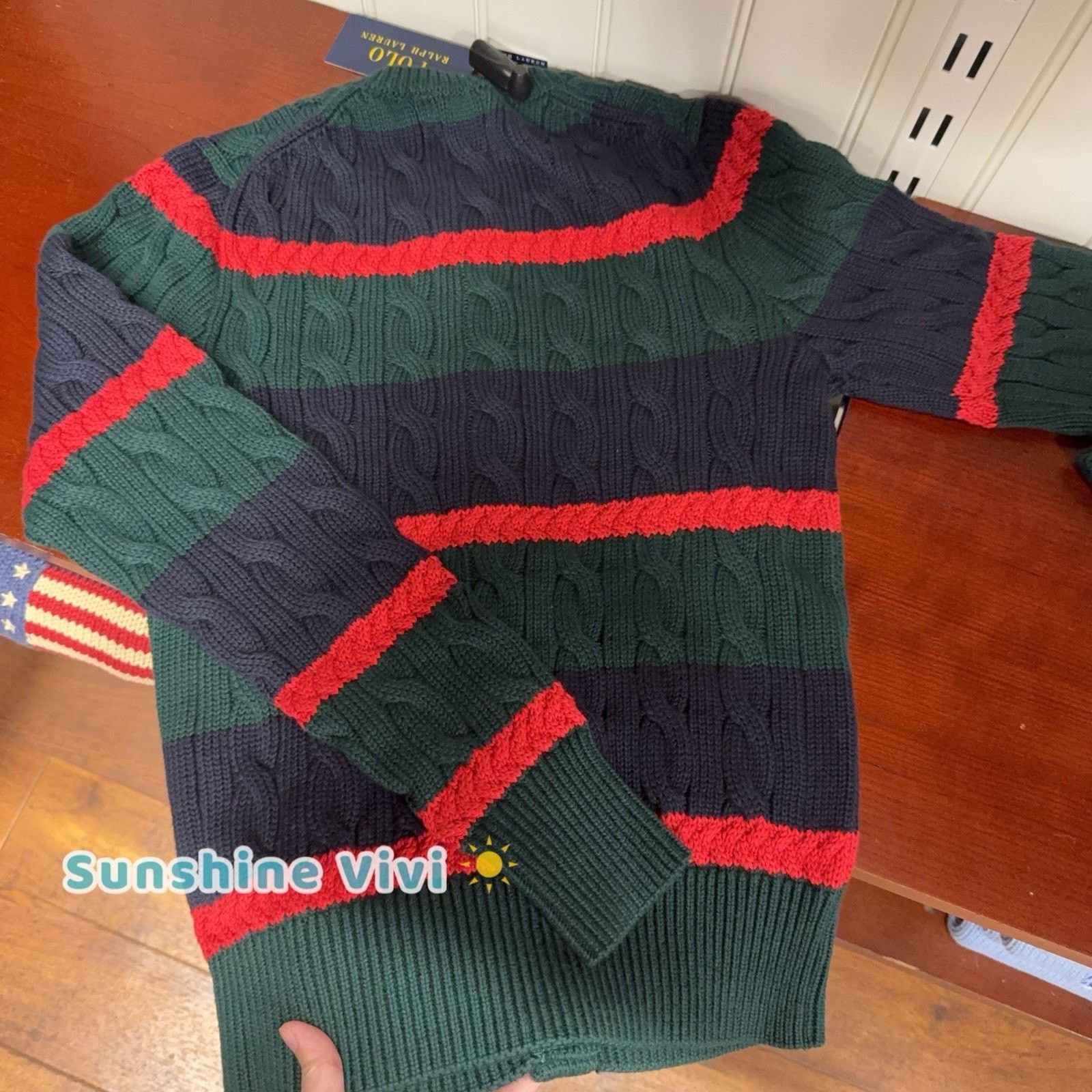 Ralph Lauren NEW Polo Ralph Lauren Women Cable Knit Cardigan Sweater Size XS / US 0-2 / IT 36-38 - 9 Thumbnail