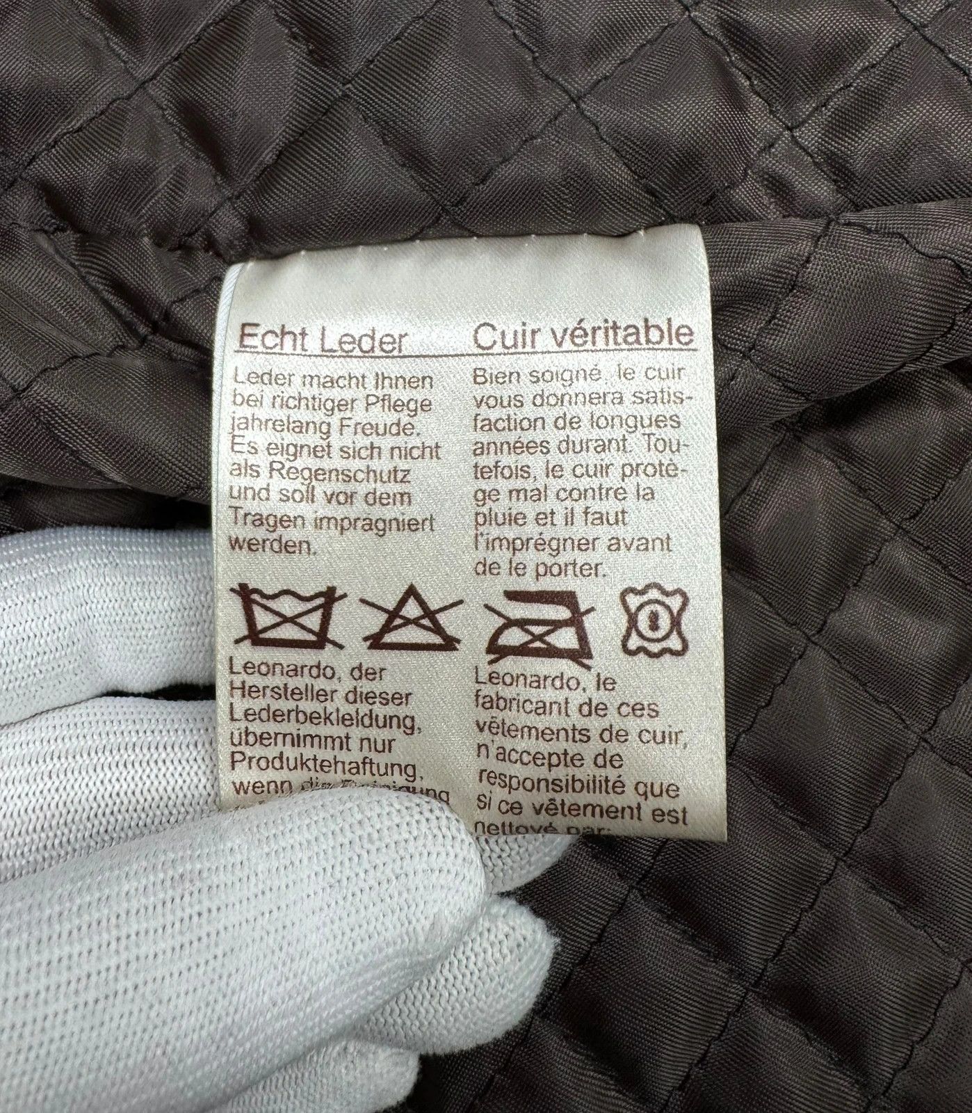 Other Leonardo Vintage Leather Coat Belted size L Size L / US 10 / IT 46 - 17 Thumbnail