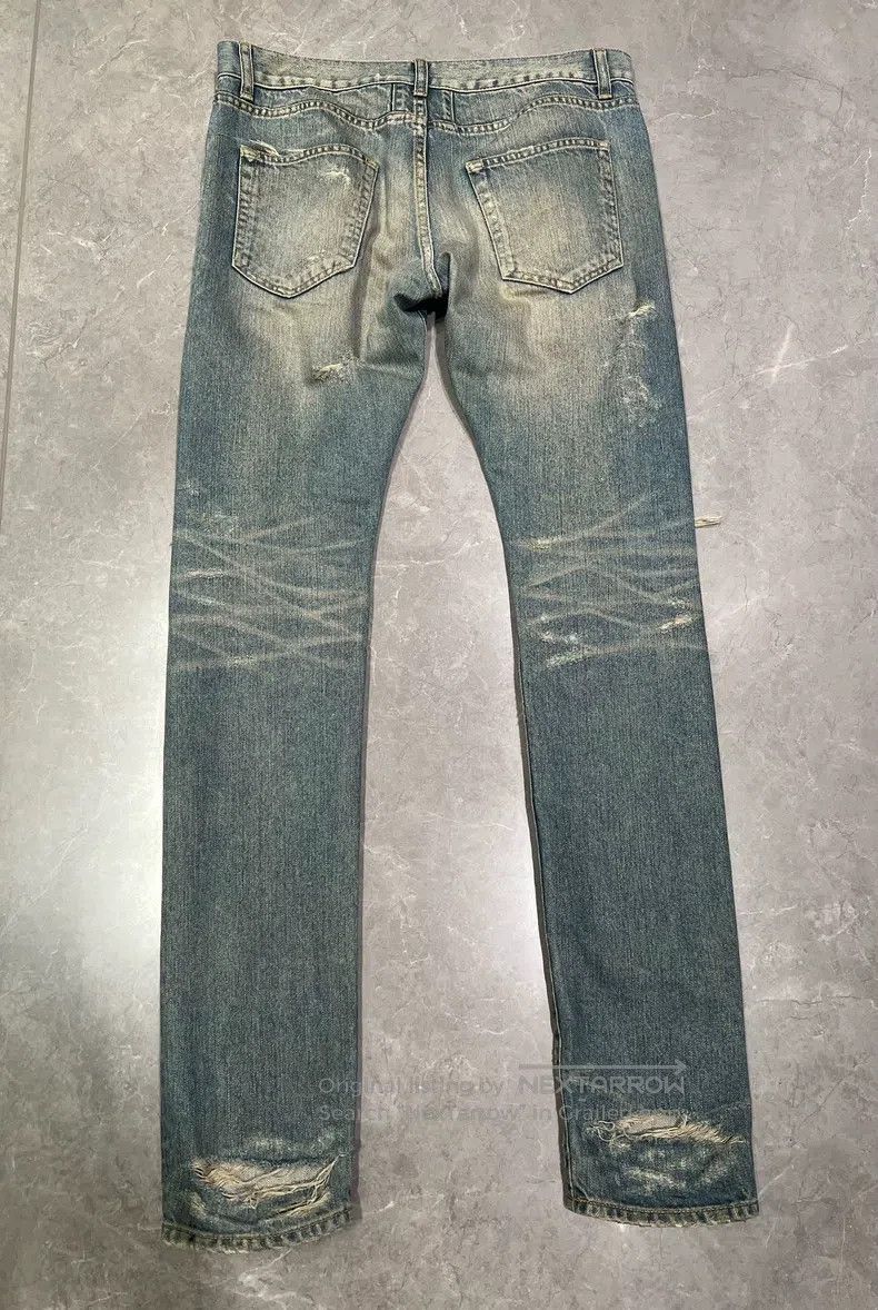 Saint Laurent Paris Saint Laurent Paris Ripped denim jeans Size US 31 - 2 Thumbnail