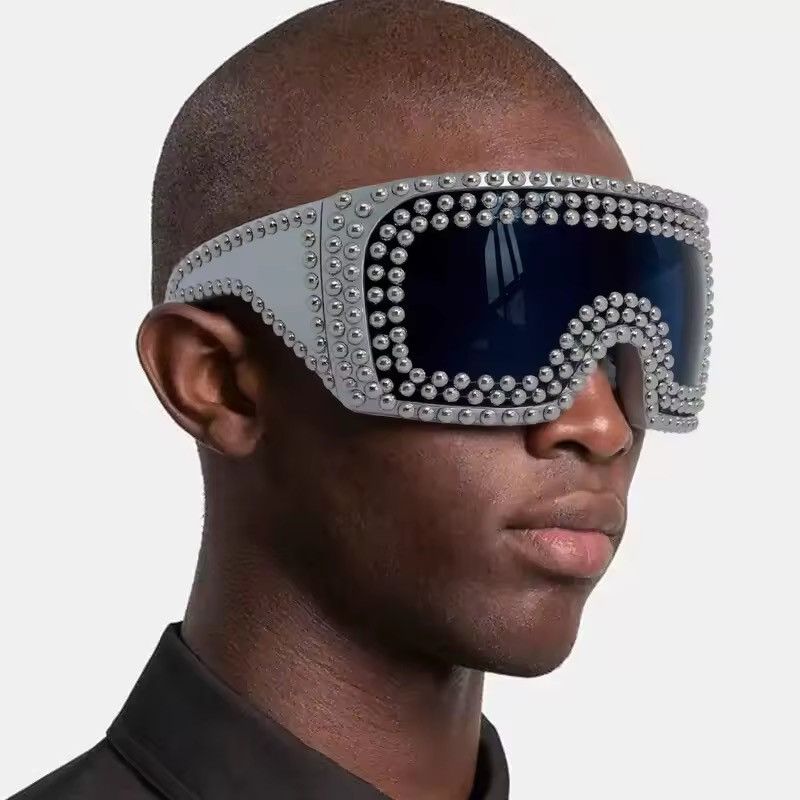 Other Streetwear Rivets Punk Sunglasses Size ONE SIZE - 1 Thumbnail