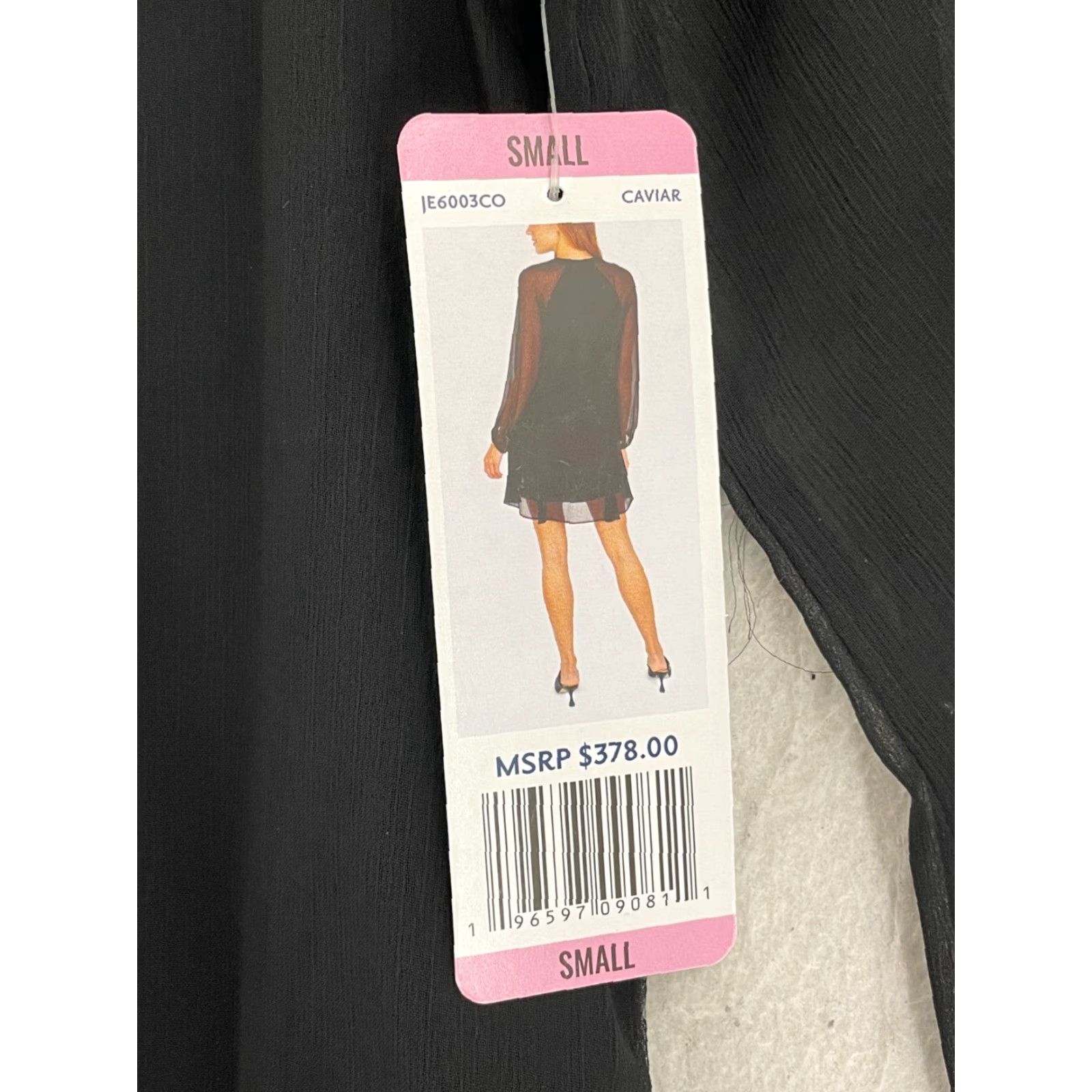 Joie JOIE Dress Ladies Small Black Balloon Sleeve NWT Limited Edition Size S / US 4 / IT 40 - 4 Thumbnail