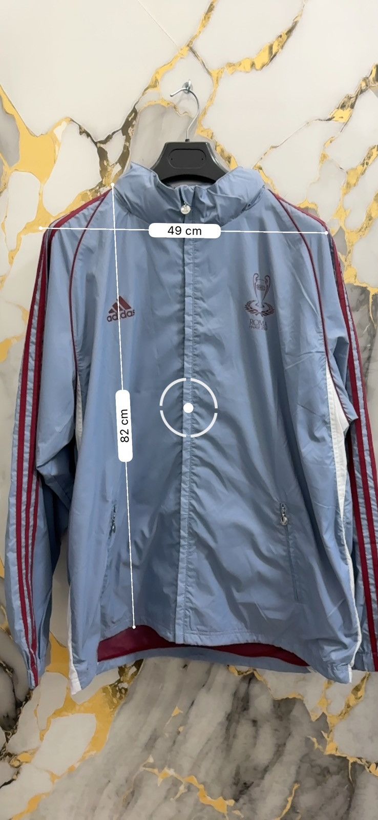 Adidas Windbreaker jacket champions league final 2009 NEW size L Size US L / EU 52-54 / 3 - 14 Thumbnail