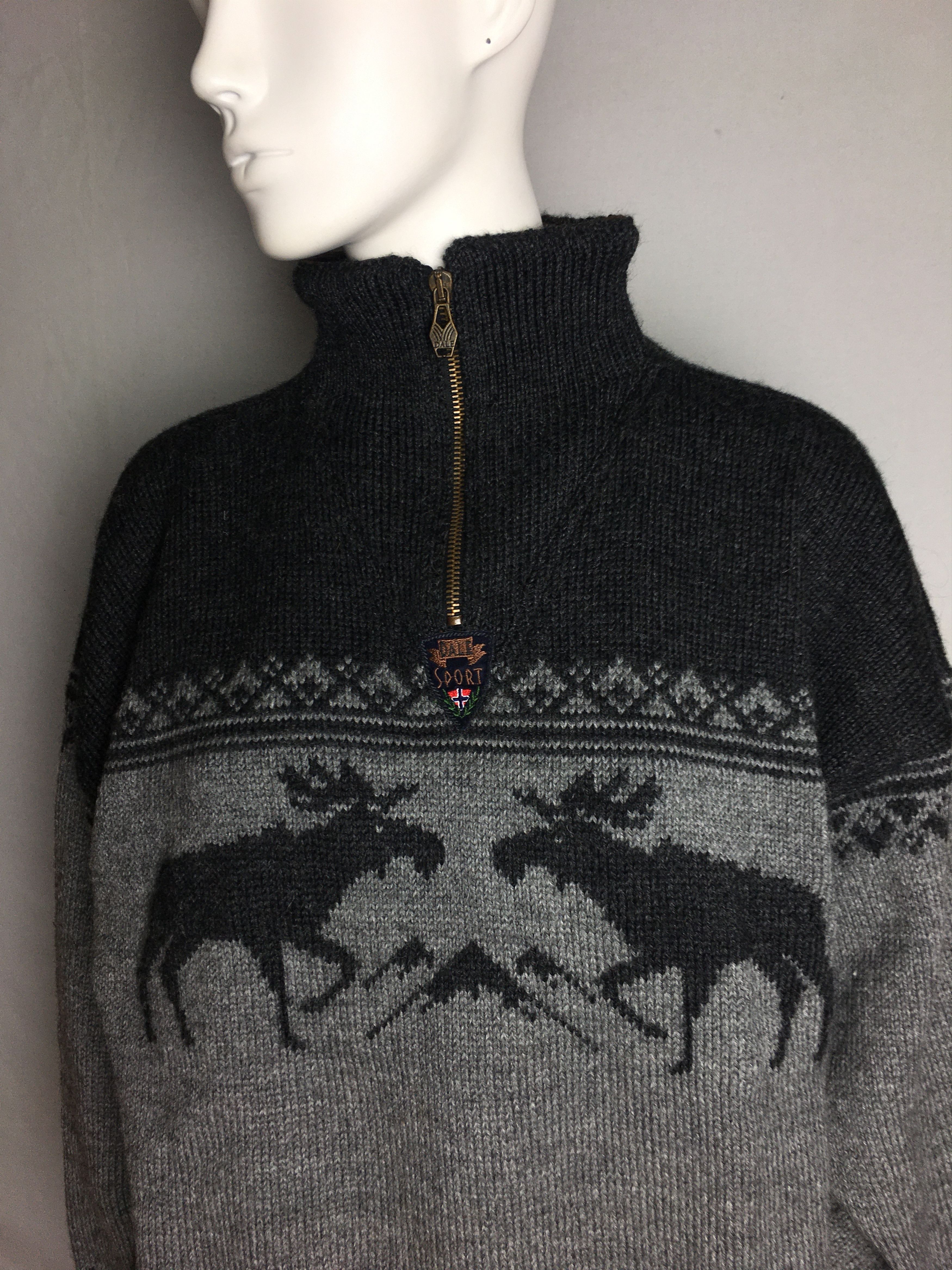 Dale Of Norway Dale of Norway Country Moose Vintage Wool Ski Sweater Mens L Size US L / EU 52-54 / 3 - 2 Thumbnail