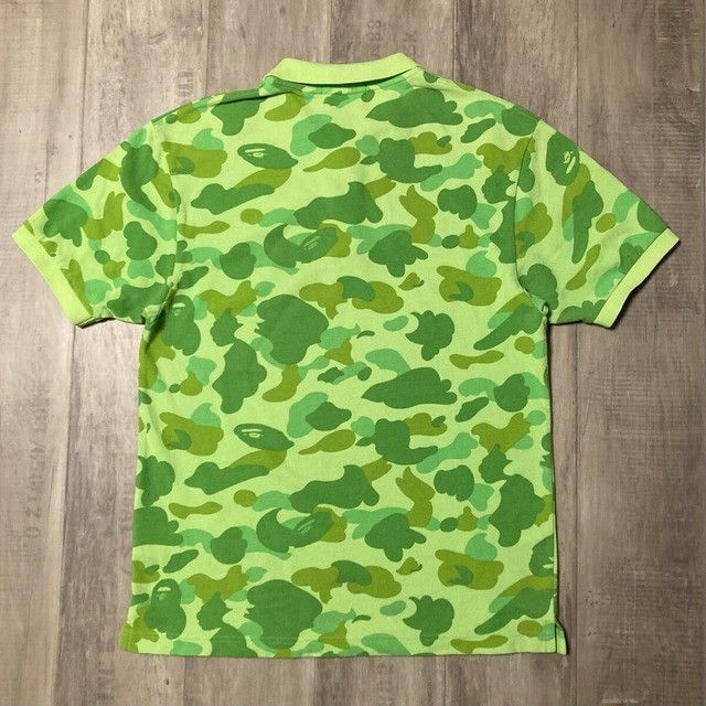Bape BAPE Neon 1st camo polo shirt a bathing ape NIGO Size US L / EU 52-54 / 3 - 3 Thumbnail