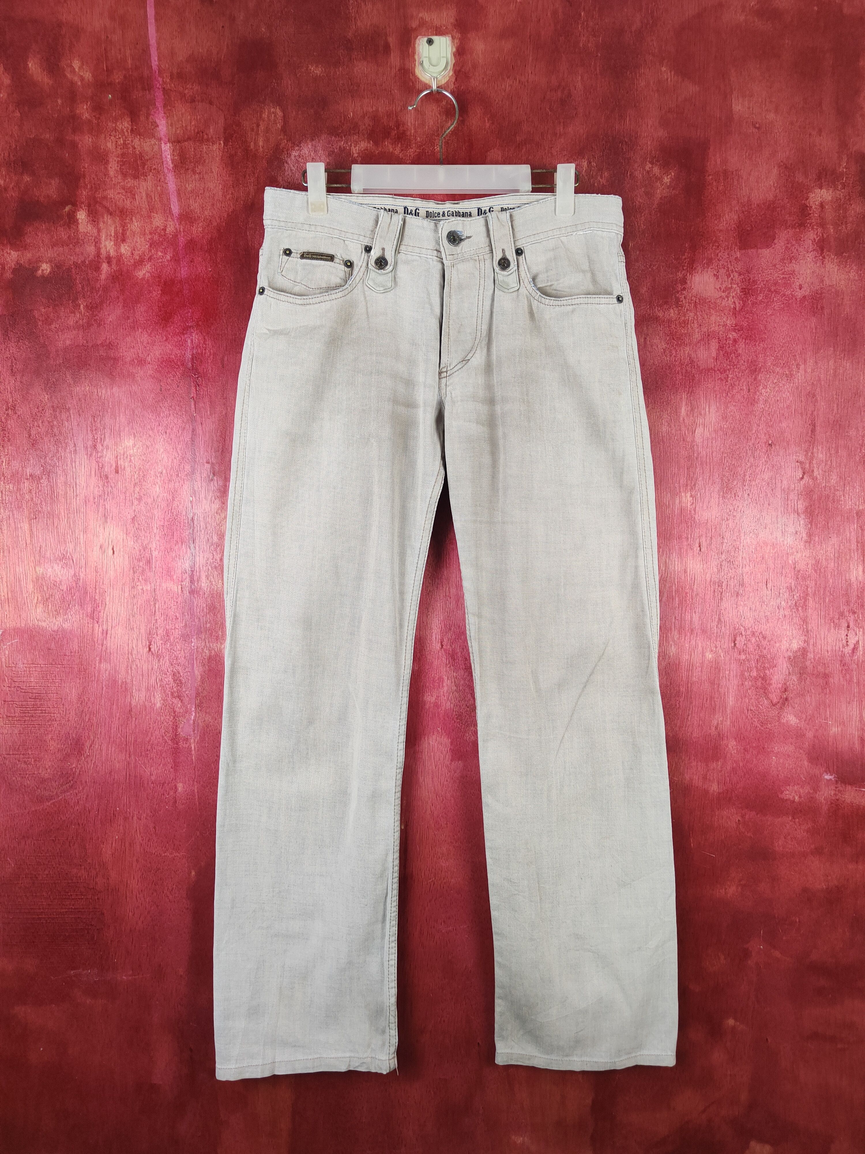 DL Dolce & Gabbana Blue Faded vintage Soft Denim #S1324