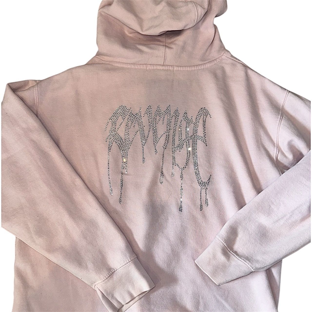 Other Revenge “Pink Death” Rhinestone Hoodie Size M / US 6-8 / IT 42-44 - 2 Thumbnail