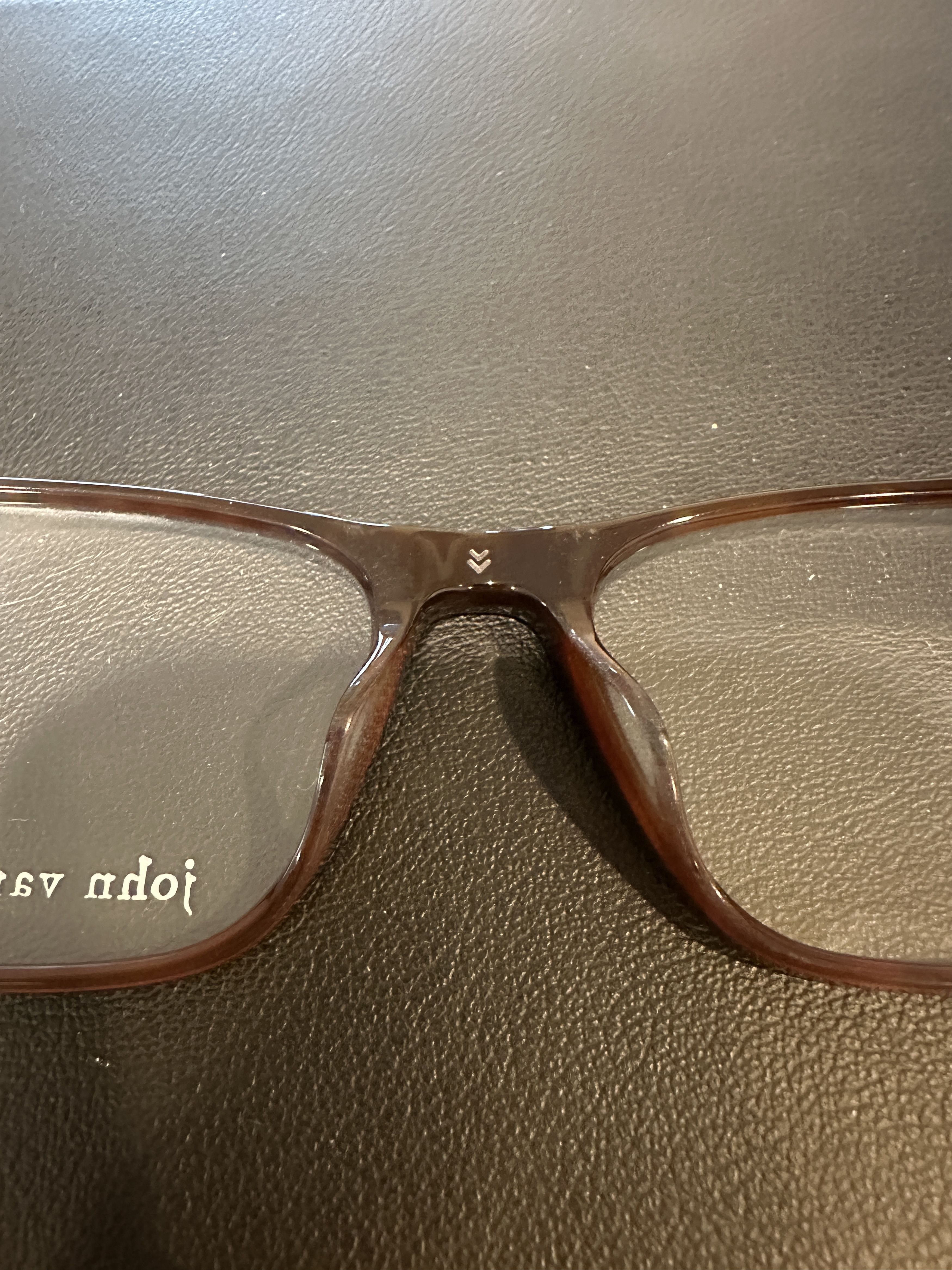 John Varvatos V409 56-18-145 Navy/Brown Glasses Size ONE SIZE - 11 Thumbnail