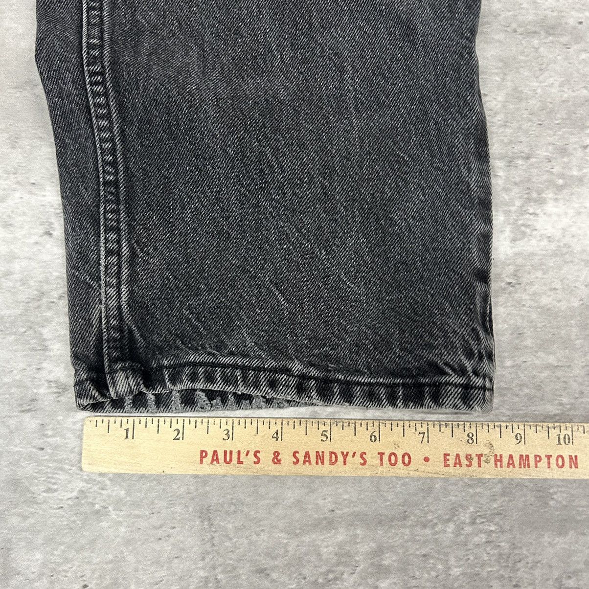 Vintage vintage faded black denim jeans size 34x30 Size US 34 / EU 50 - 5 Thumbnail