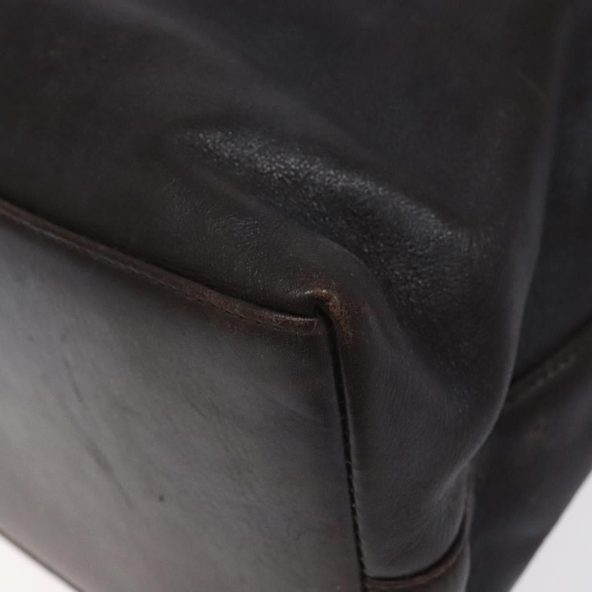 Gucci GUCCI Bamboo Hand Bag Leather Dark Brown Gold Size ONE SIZE - 12 Thumbnail