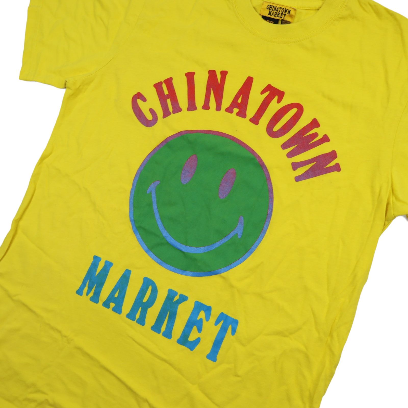 Market Chinatown Market x Smiley Original Graphic Spellout T Shirt Size US M / EU 48-50 / 2 - 2 Thumbnail