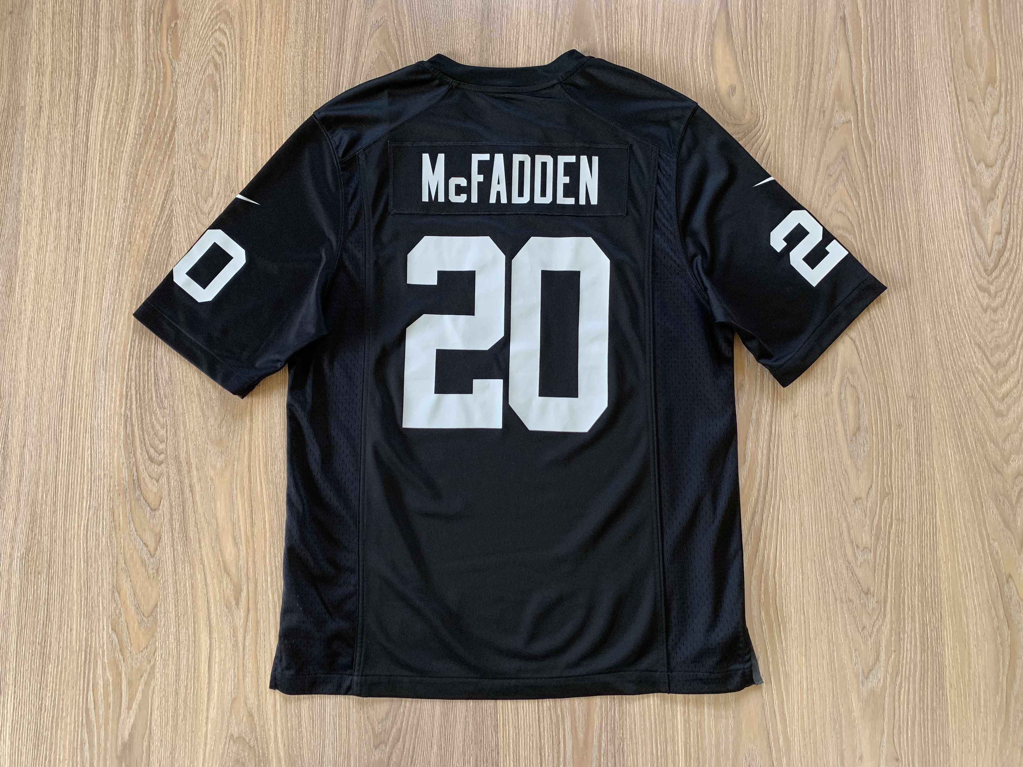 NIKE NFL Raiders Mcfadden #20 ゲームシャツ Nike NFL Las Vegas Raiders Darren McFadden #20 Jersey