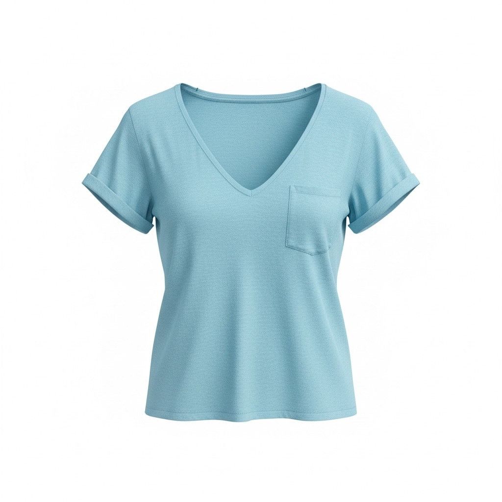 Loft LOFT Vintage Soft Women’s Blue T-Shirt Size XSmall Size XS / US 0-2 / IT 36-38 - 1 Thumbnail