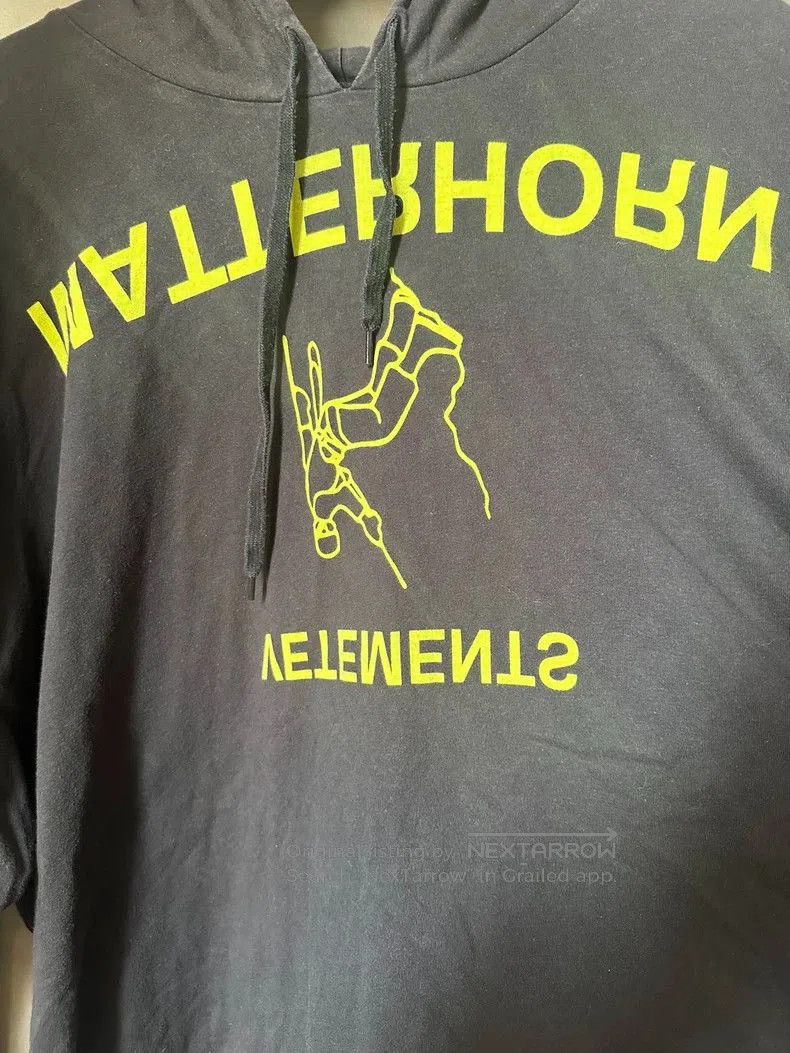 Vetements Vetements 18ss Inverted Man Hoodie. Size US M / EU 48-50 / 2 - 2 Thumbnail