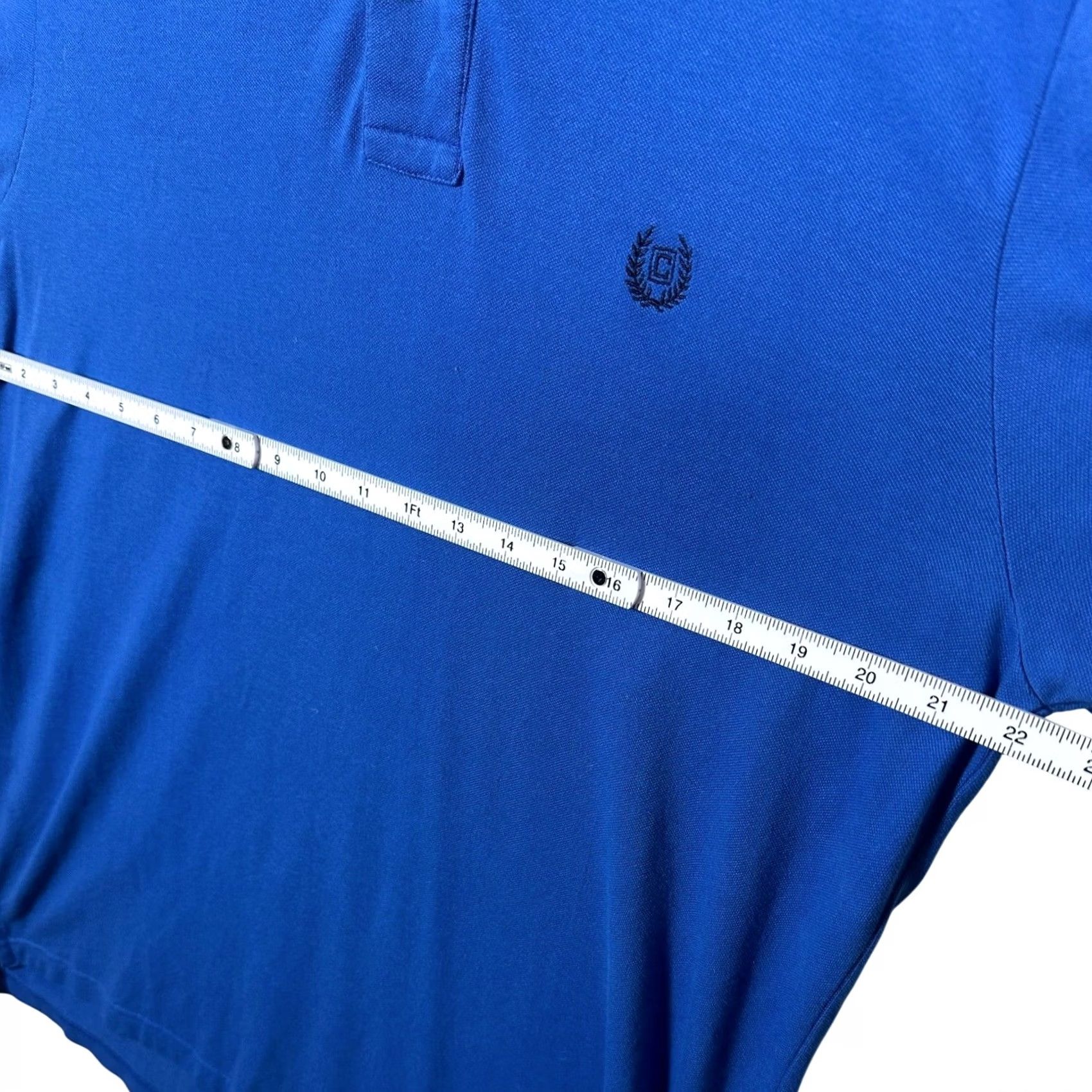 Chaps Chaps Polo Shirt Mens Royal Blue Short Sleeve Size L Logo Embroidered Cotton Classic Stretch Shirt Size US L / EU 52-54 / 3 - 5 Thumbnail