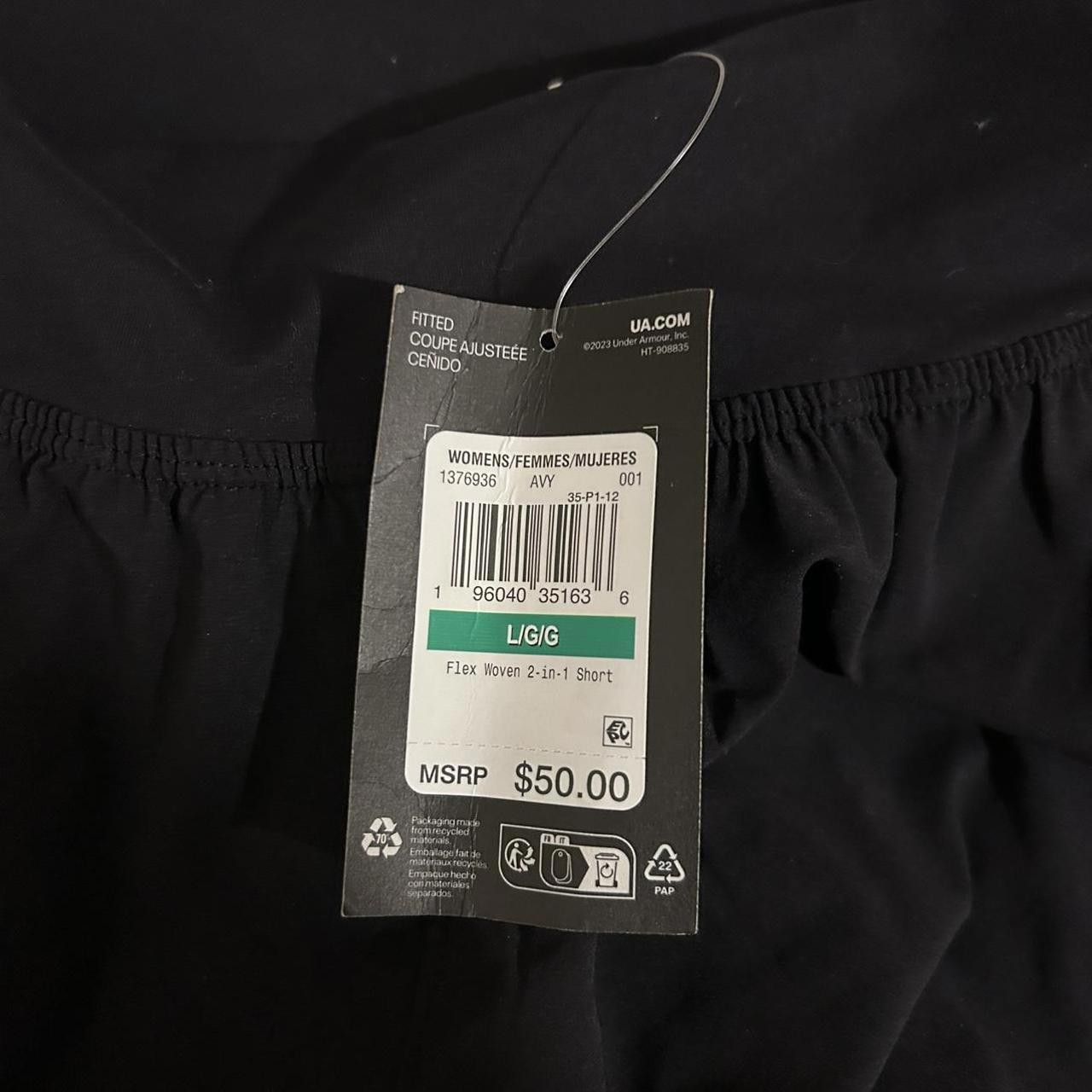 Under Armour Under Armour Women's Black Shorts Size 36" / US 14 / IT 50 - 3 Thumbnail