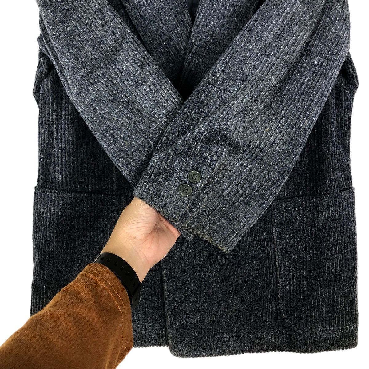 Japanese Brand 🔥90’s Vtg Double Breast Corduroy Jacket Cerruti 88 Japan Size US M / EU 48-50 / 2 - 13 Thumbnail