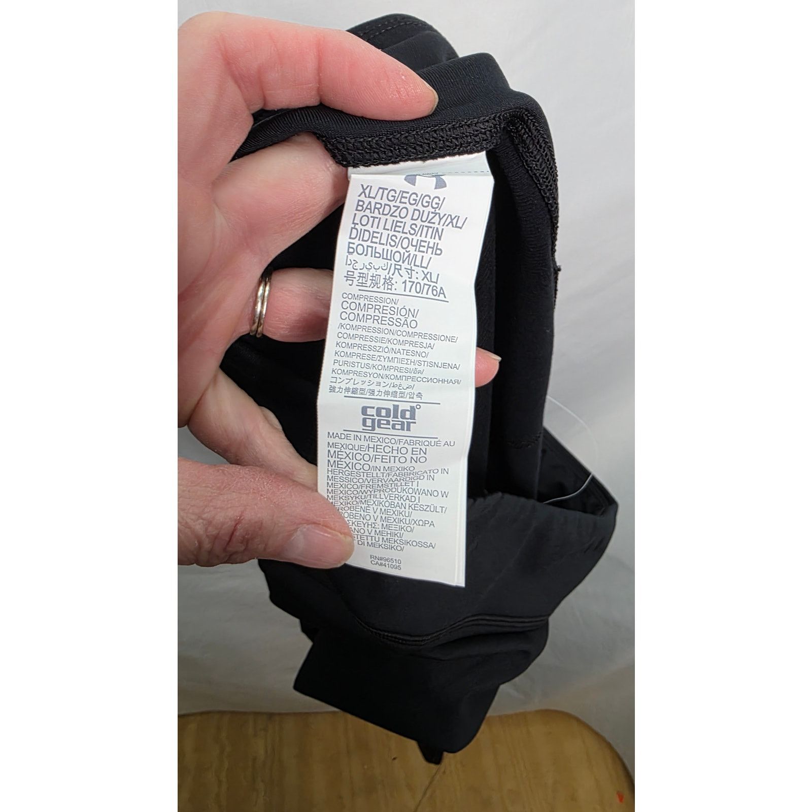 Under Armour Under Armour Black Cold Gear Elastic Waist Athletic Leggings Size 32" / US 10 / IT 46 - 7 Thumbnail