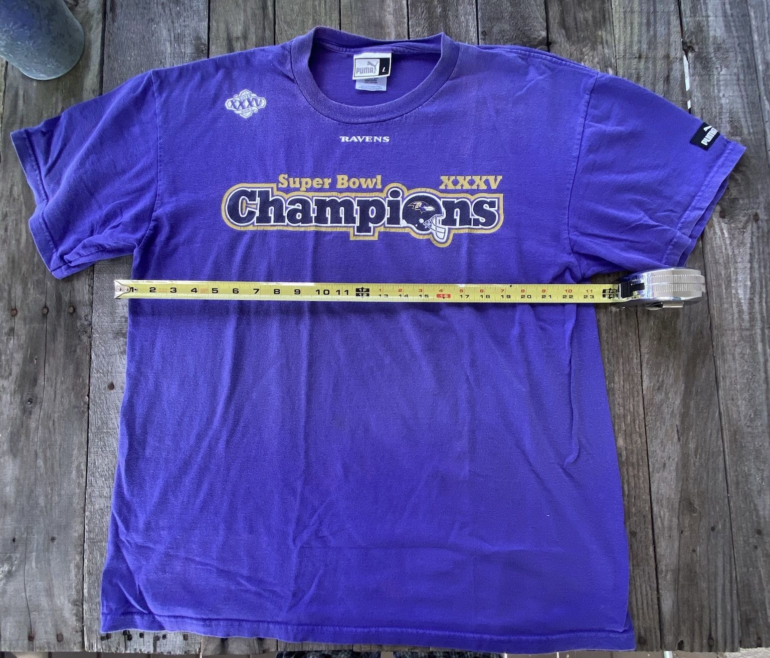 Puma Vintage Baltimore Ravens Super Bowl T-Shirt Size US L / EU 52-54 / 3 - 1 Thumbnail