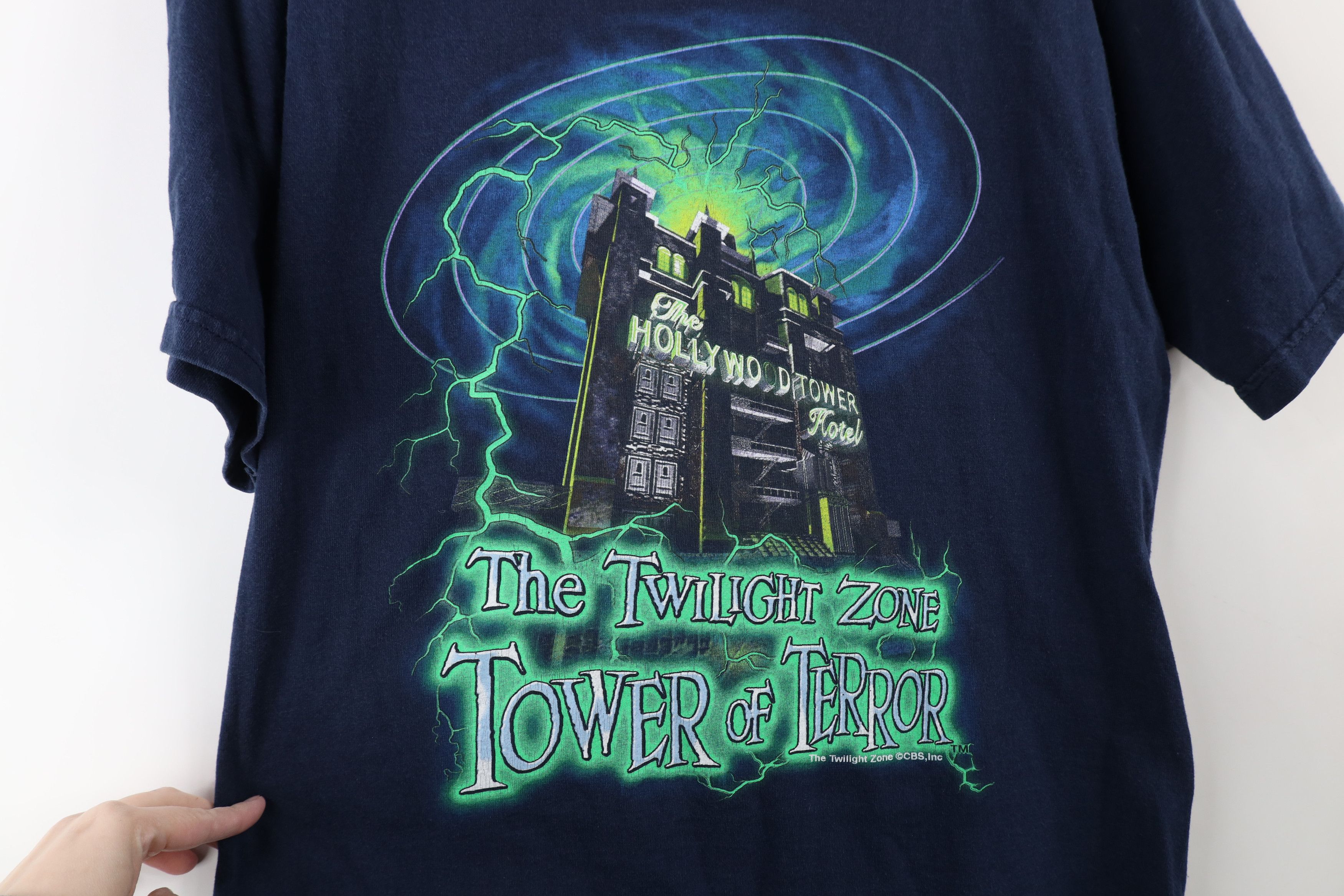 Disney × Vintage Vintage 90s Walt Disney World Zone Tower of Terror T-Shirt Size US M / EU 48-50 / 2 - 4 Thumbnail