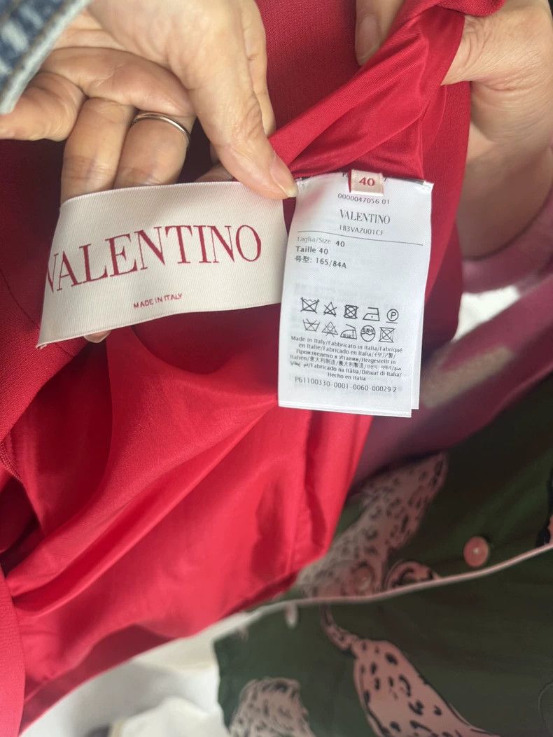 Valentino Valentino Red dress Size L / US 10 / IT 46 - 2 Thumbnail