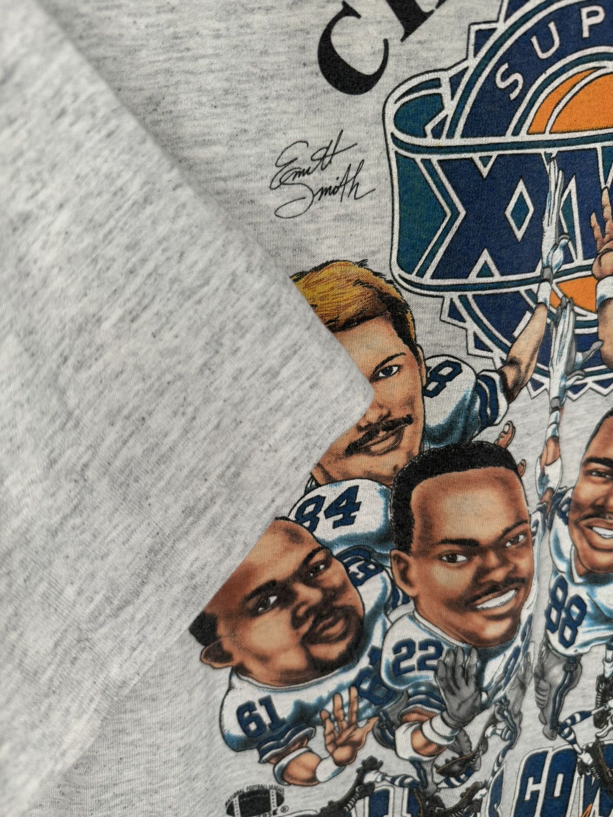 NFL × Vintage Vintage 1994 Dallas Cowboys Super Bowl 28 Caricature XL Tee Size US XL / EU 56 / 4 - 4 Thumbnail