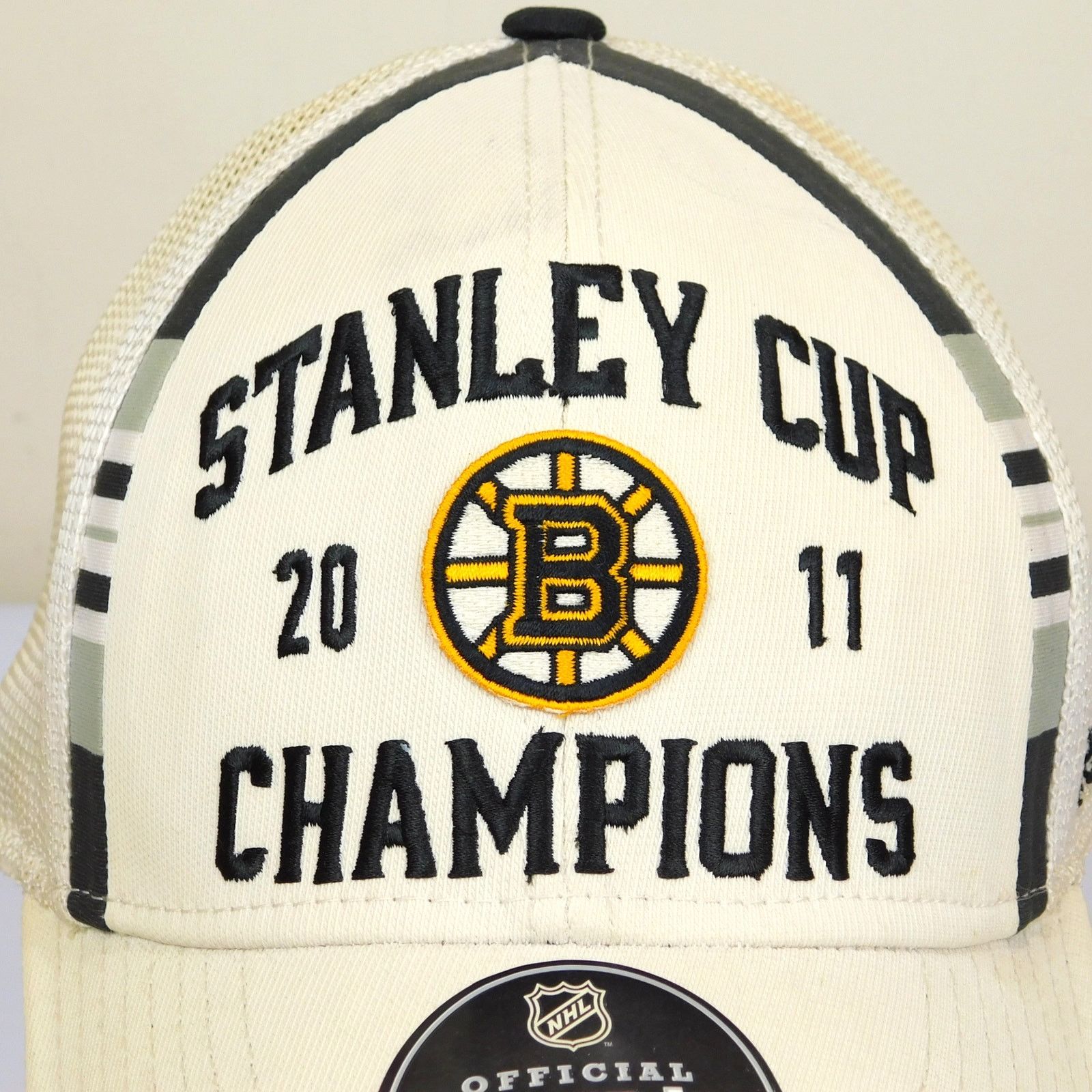 Reebok Boston Bruins 2011 Stanley Cup Champions Hat Reebok OSFA Size ONE SIZE - 2 Thumbnail