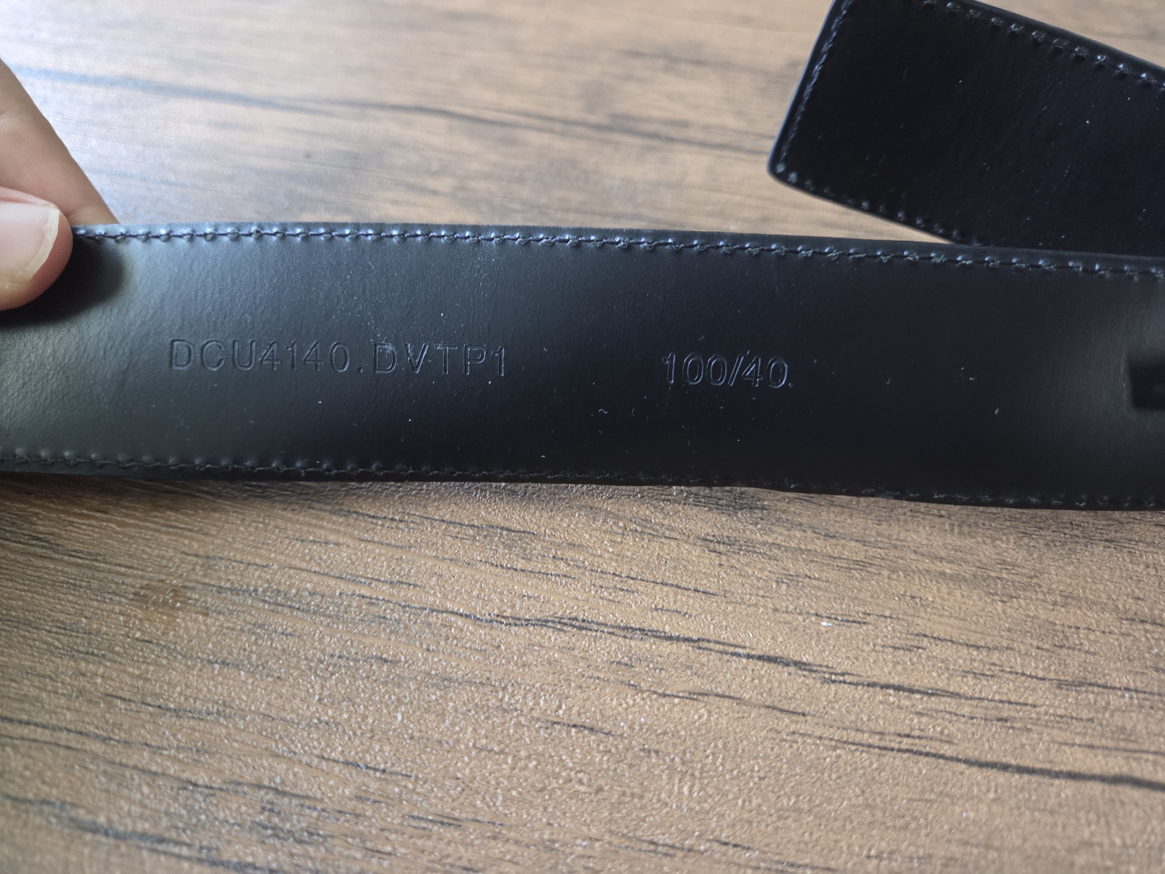 Versace Versace Medusa black leather belt Size 36 - 3 Thumbnail