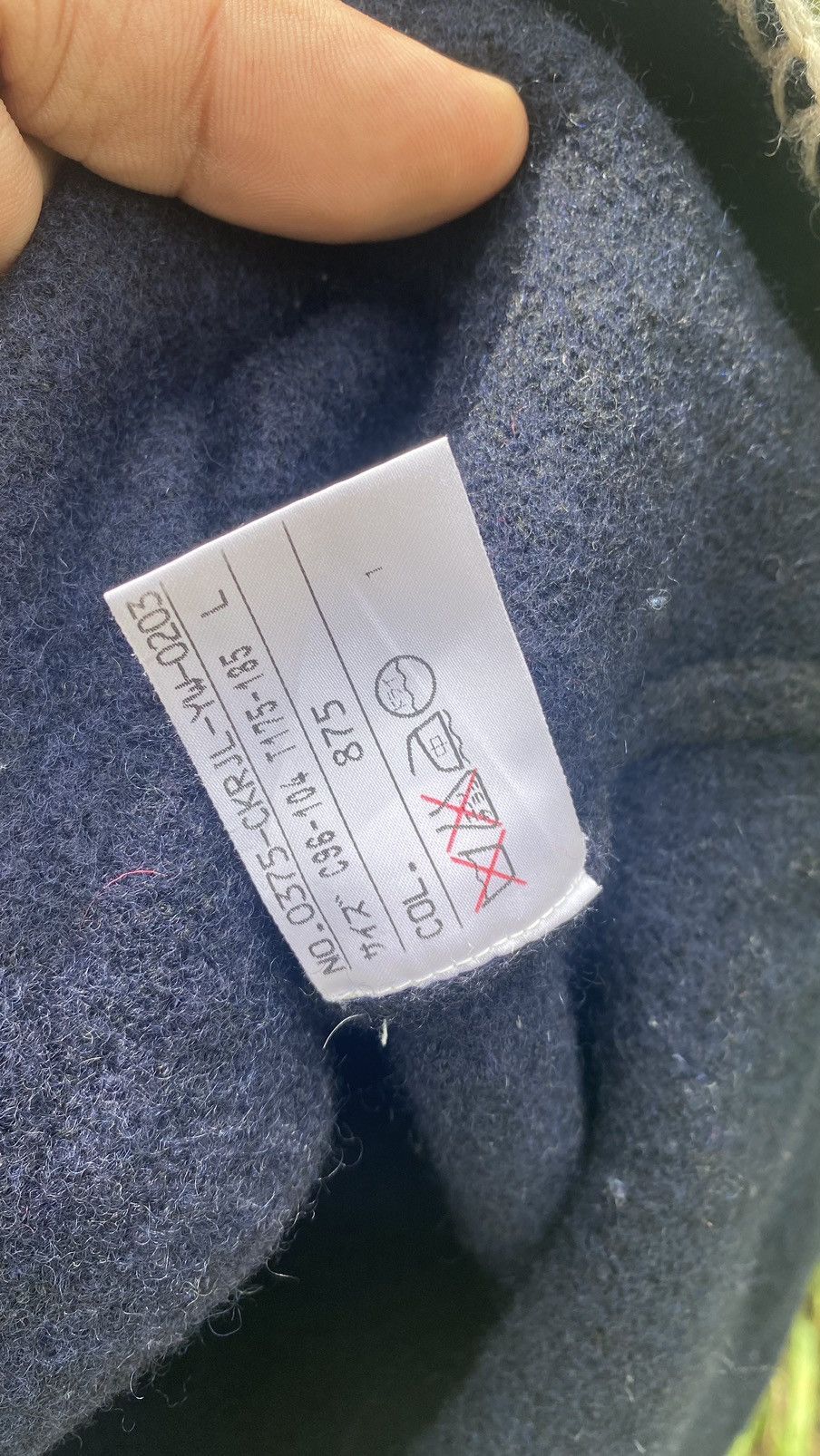 Joseph Abboud × Vintage Joseph Abboud Wool Hoodie Size US L / EU 52-54 / 3 - 7 Thumbnail