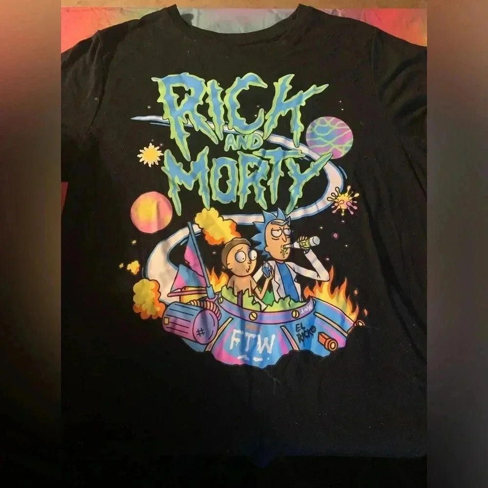 Designer Rick and Morty Graphic Tee - FTW Design Size XL / US 12-14 / IT 48-50 - 1 Thumbnail