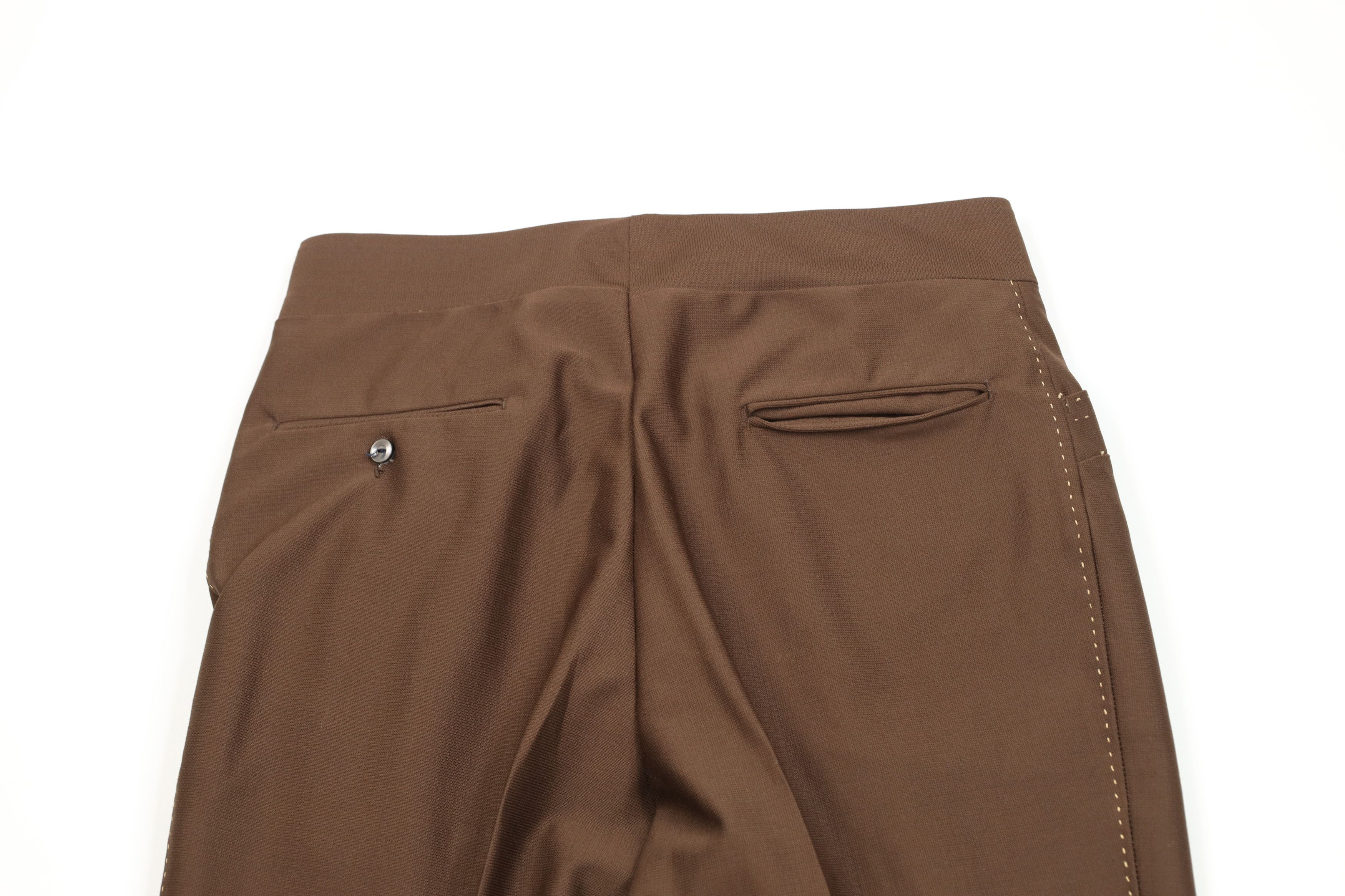 Vintage Vintage 60s 70s Rockabilly Bell Bottoms Pants Brown USA Size US 34 / EU 50 - 10 Thumbnail
