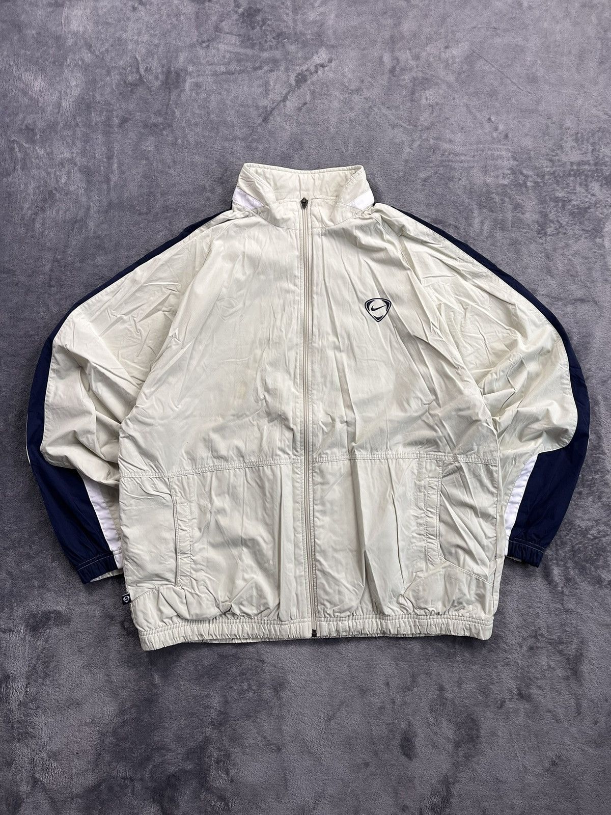 Nike 90’s Nike Team Retro Track Jacket Y2k Vintage Swoosh Rare Size US XL / EU 56 / 4 - 1 Thumbnail