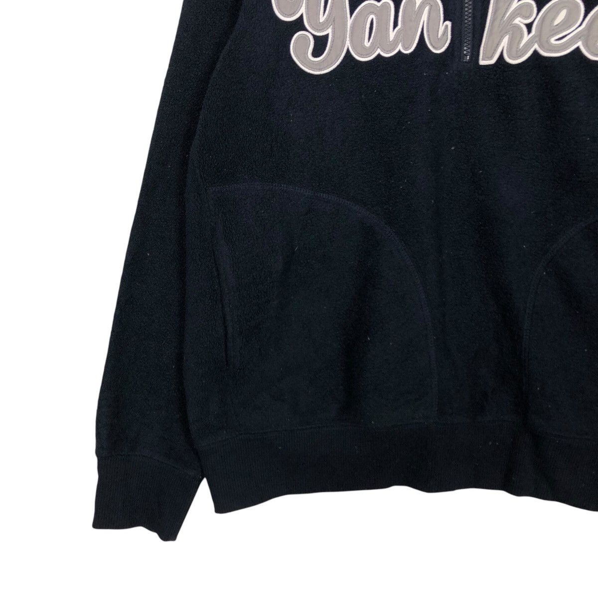 Japanese Brand Vintage Half Zipper Fleece Jacket New York Yankees Big Logo Size US L / EU 52-54 / 3 - 5 Thumbnail