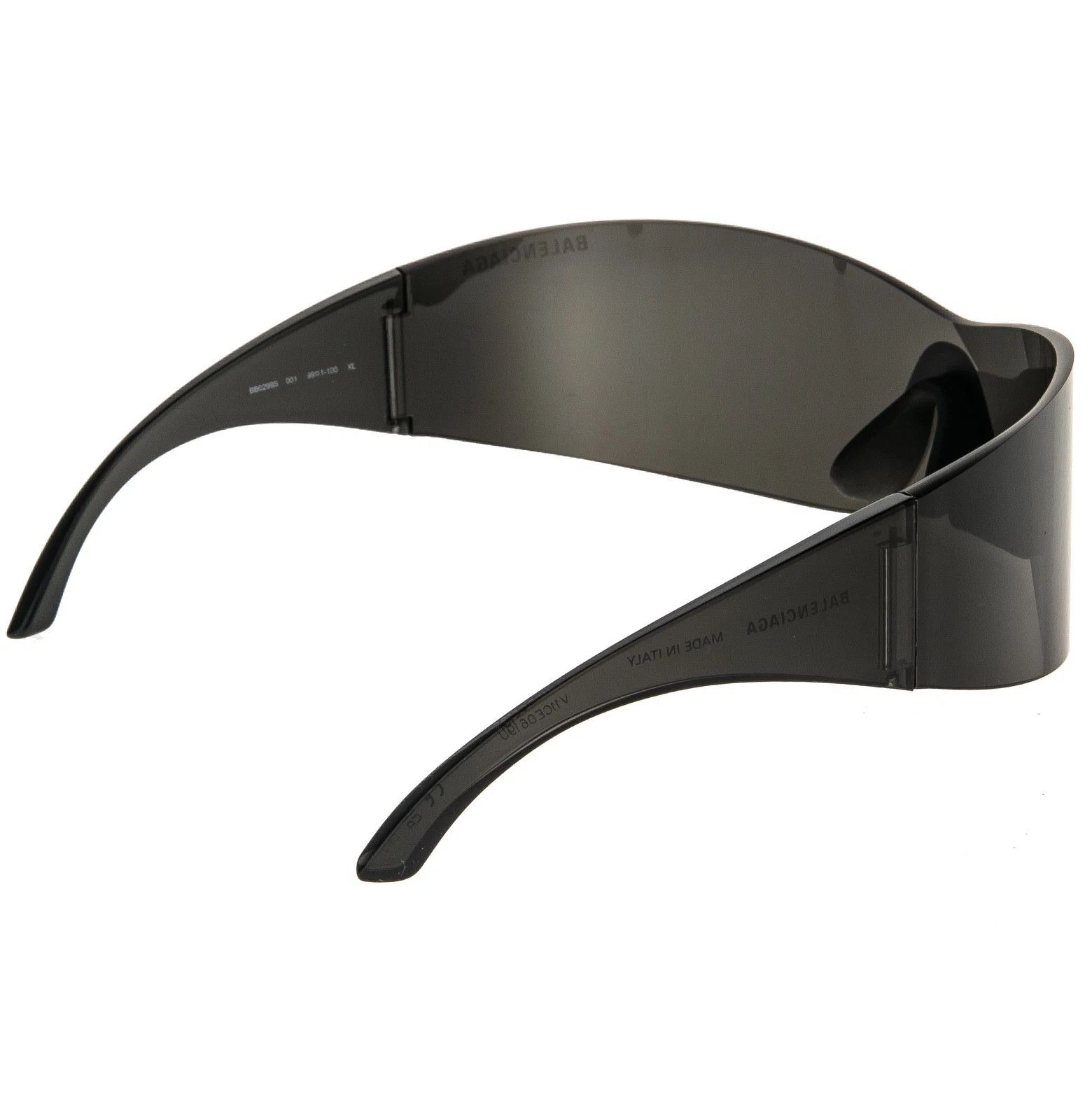 Balenciaga BALENCIAGA BB0299S 0299 PANTHER MASK Wrap Black Bold 001 Size ONE SIZE - 2 Thumbnail