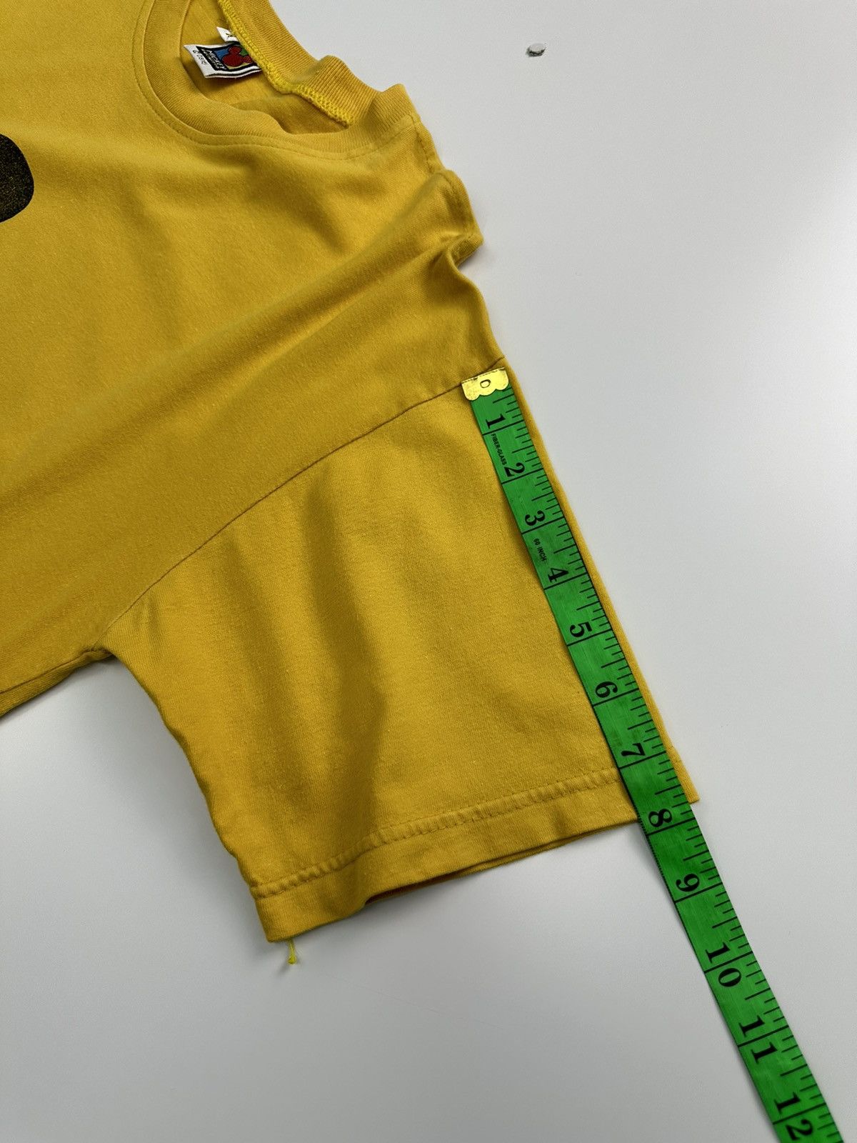 Disney Mickey Unlimited Full Body Yellow Shoe Vintage Tshirt A581 Size US M / EU 48-50 / 2 - 9 Thumbnail