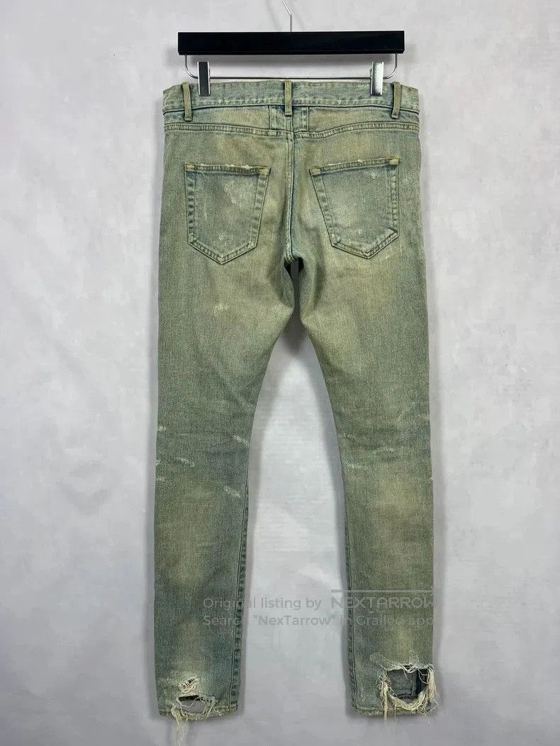 Saint Laurent Paris Saint Laurent Distressed Denim Jeans. Size US 30 / EU 46 - 2 Thumbnail