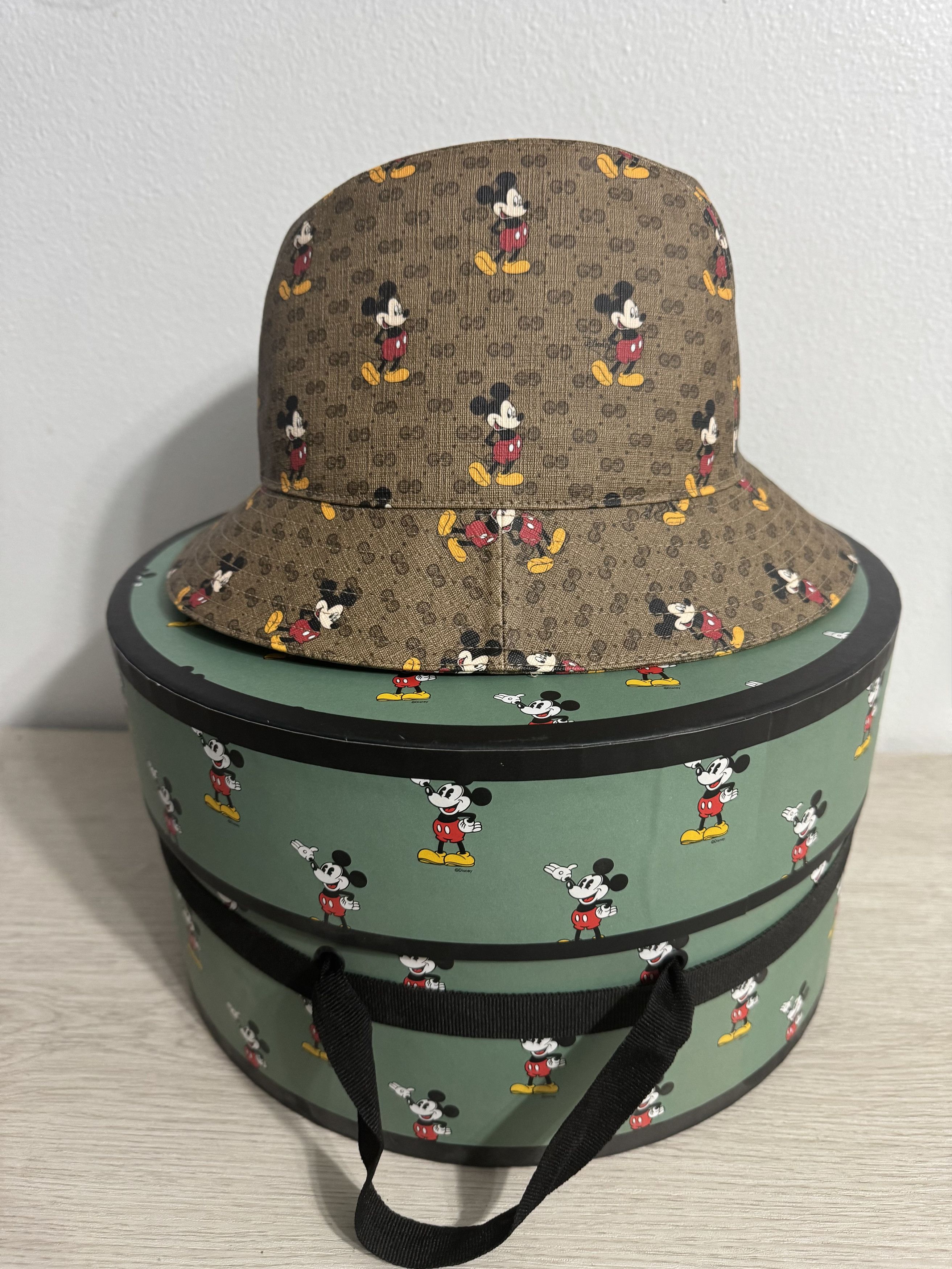 Disney × Gucci Disney X Gucci Mickey Monogram Bucket Hat Size ONE SIZE - 7 Thumbnail