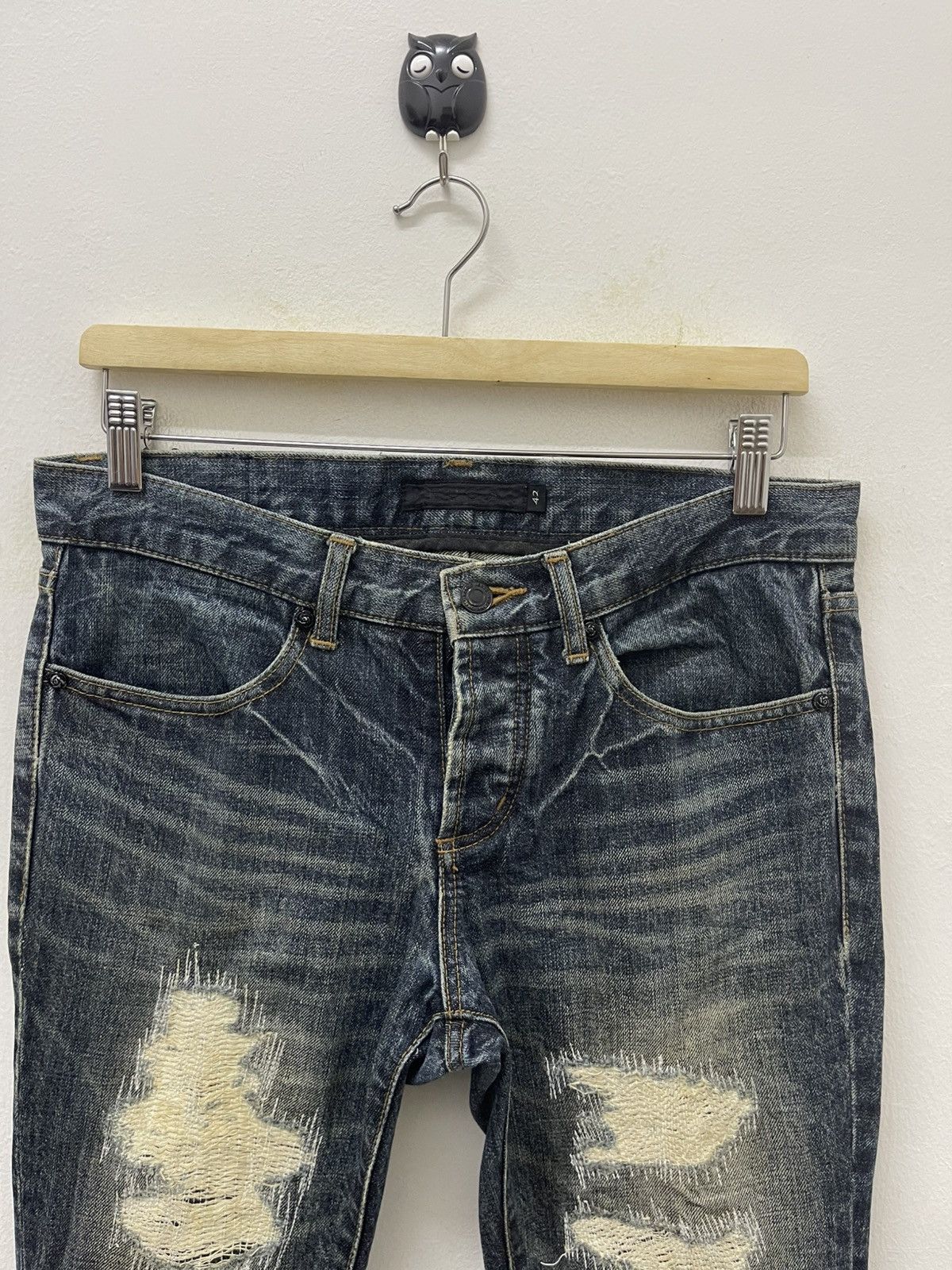 GOSTAR DE FUGA Rare Vintage FUGA Flare Wide Leg Distressed Jeans Size US 31 - 5 Thumbnail