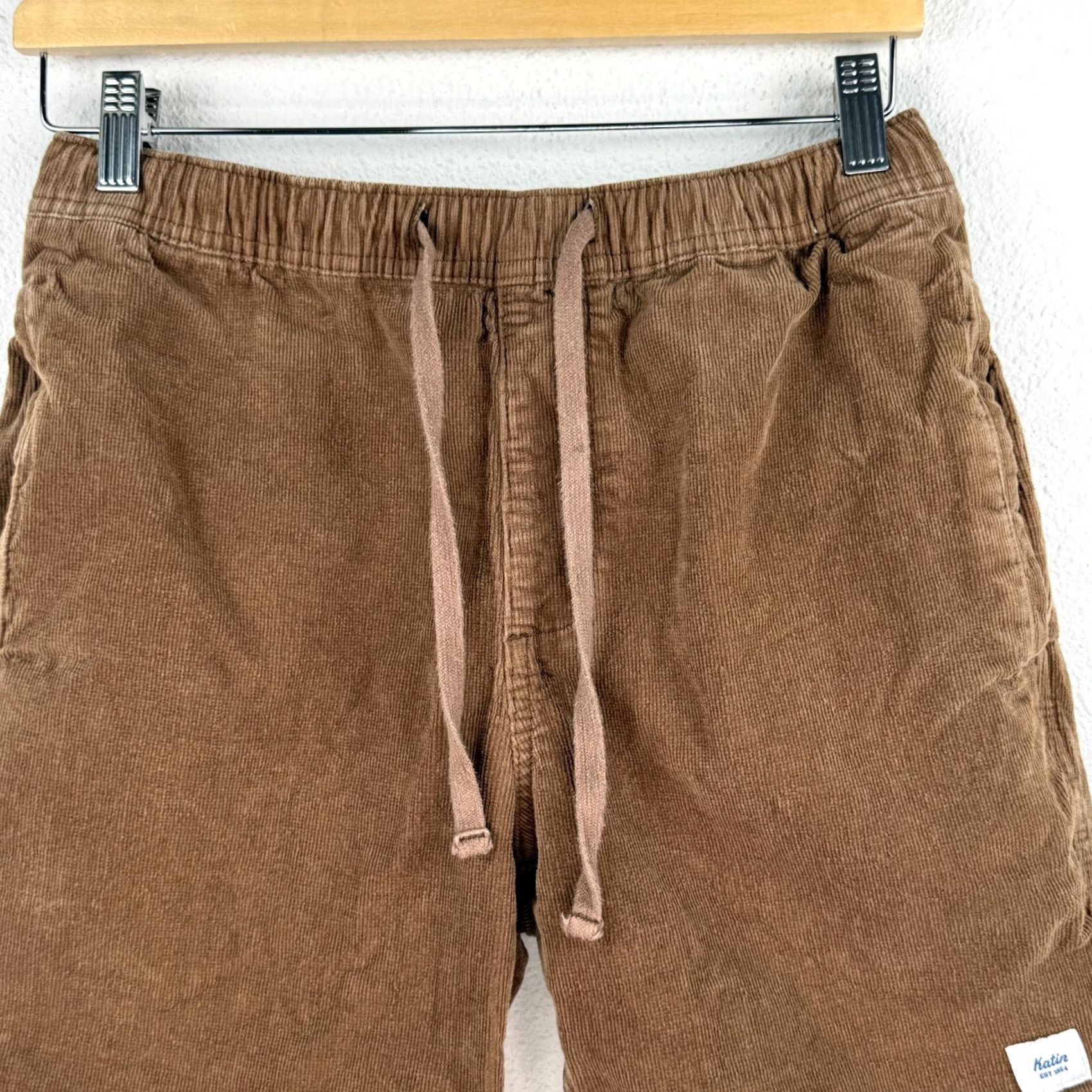 Katin Katin Shorts Mens Small Corduroy 6" Stretch Beach Preppy Summer Surfer Surf Shorts Mens Size US 29 - 3 Thumbnail